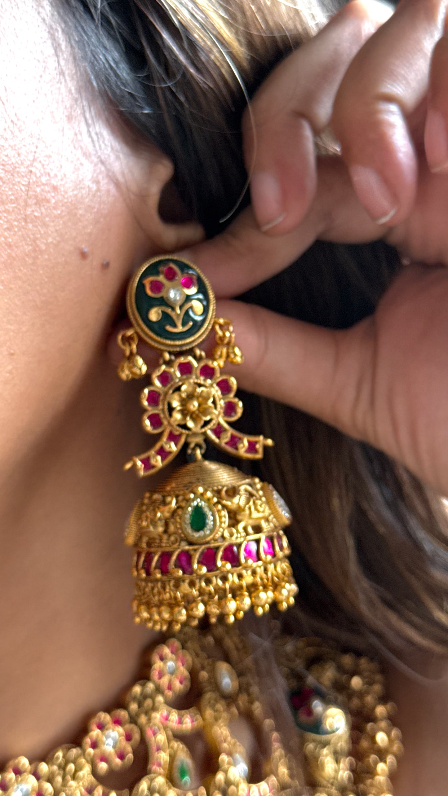 Royal chand parda rajwada necklace