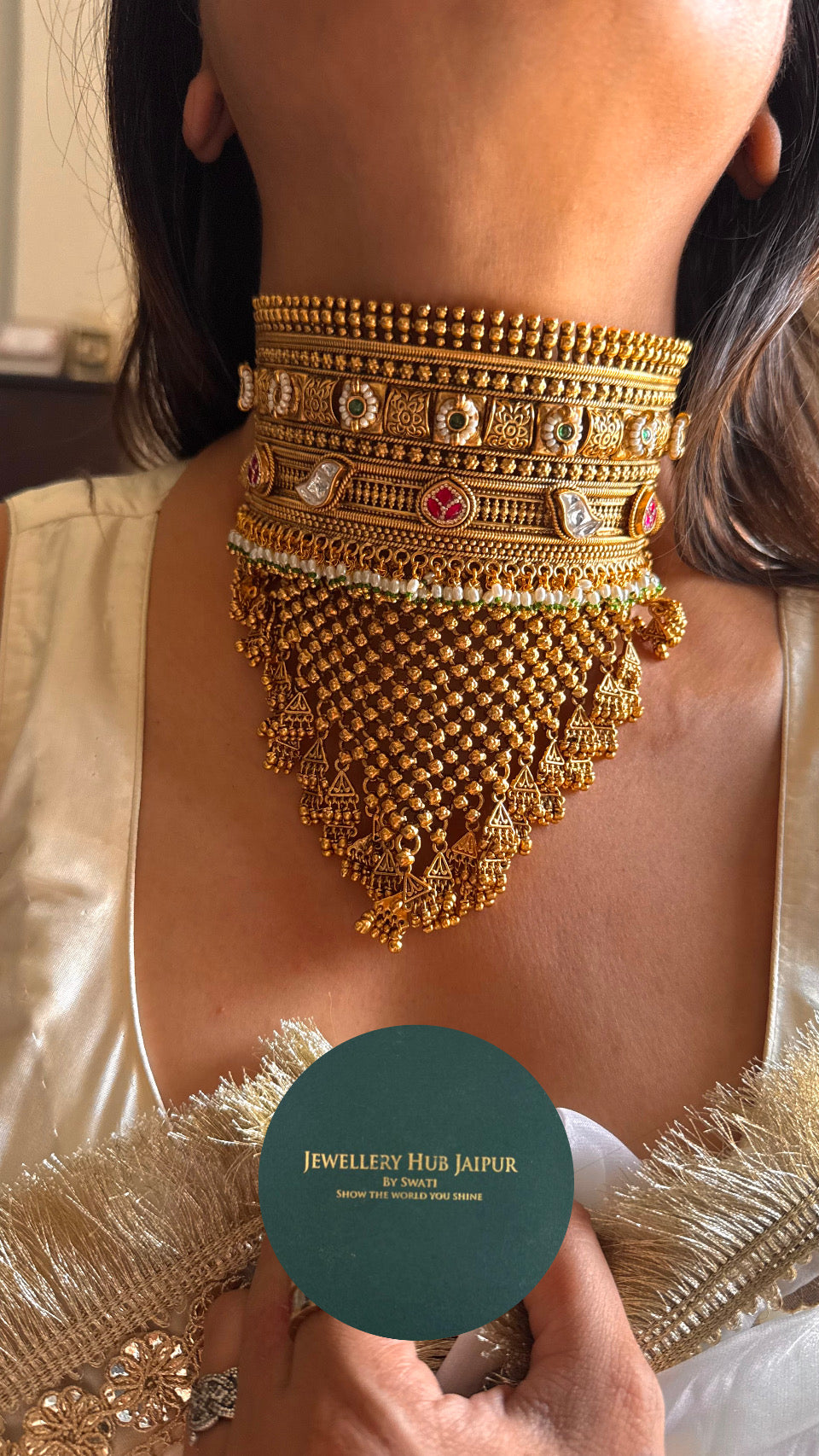 Paachi emerald & rani rajwadi Aad