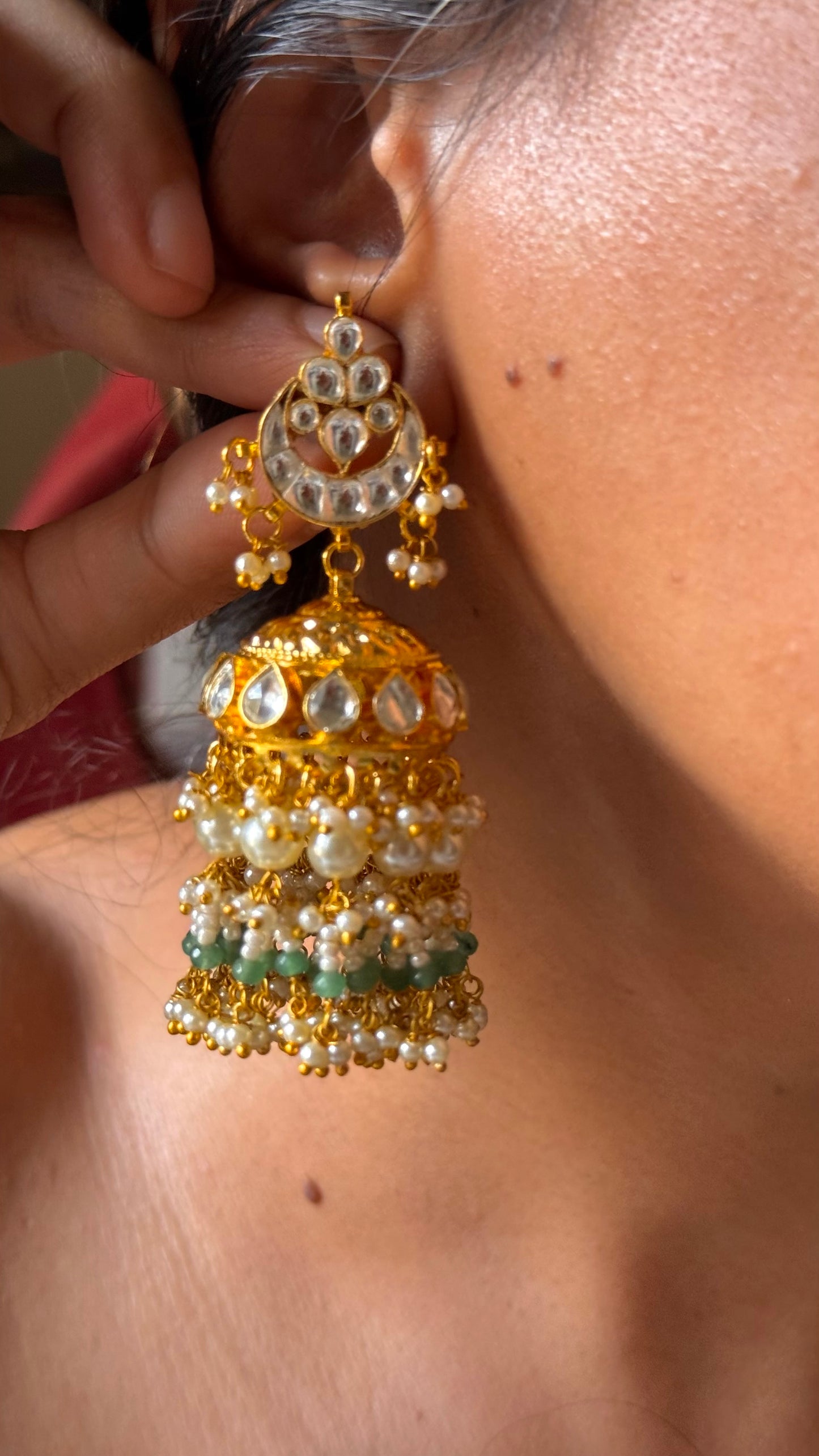 Real paachi handmade chaand nakashi bridal Necklace