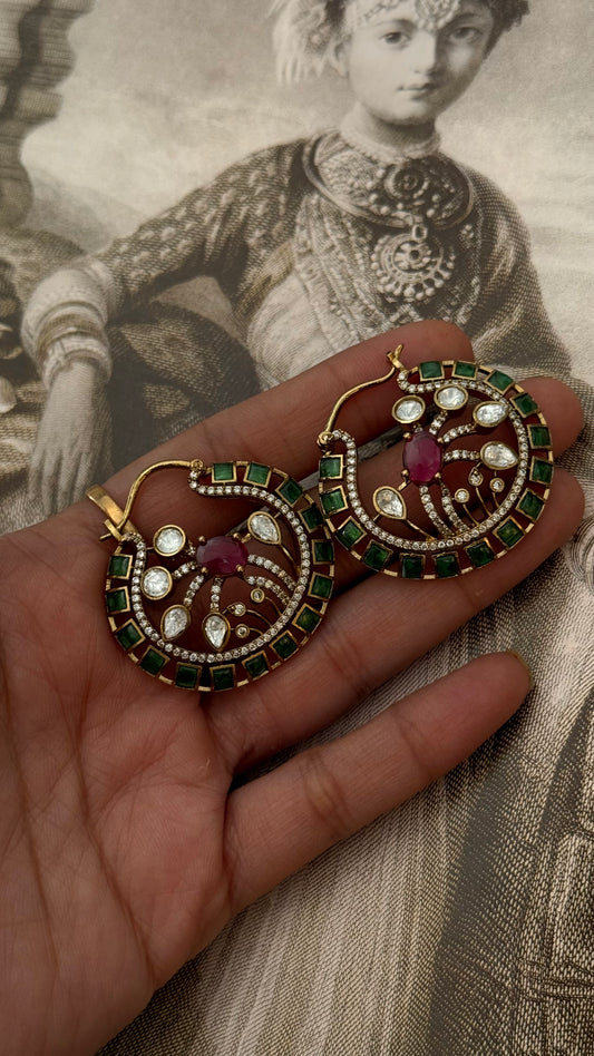 Emerald & ruby victorian balyan