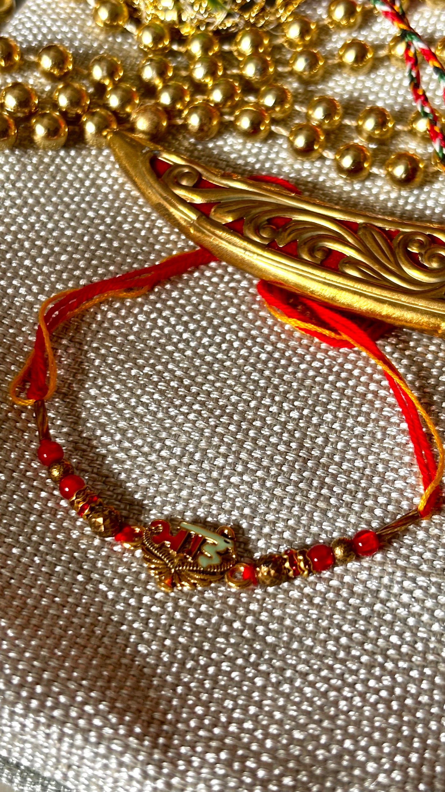 Dhaga with bhai motif ( shipping will be extra )