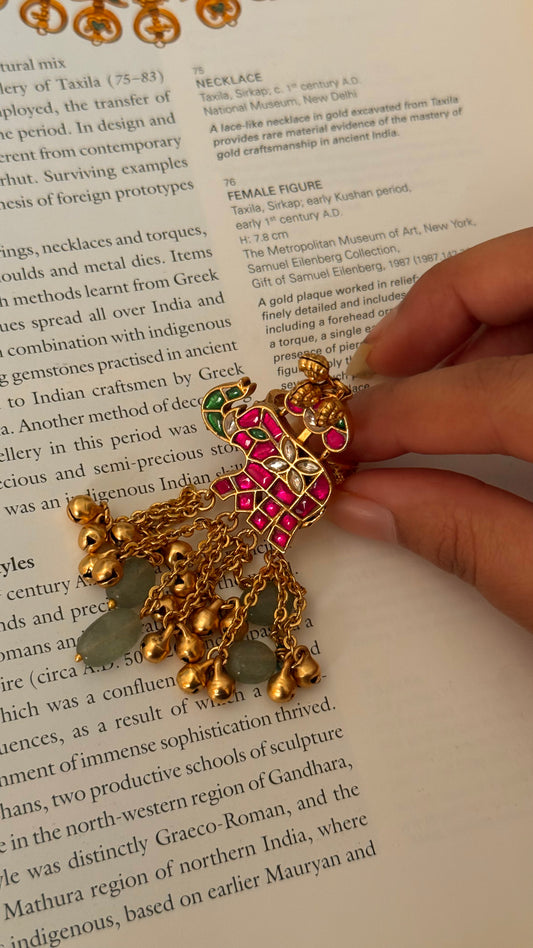 Chhatrapati Gajanand paachi kundan heritage ring