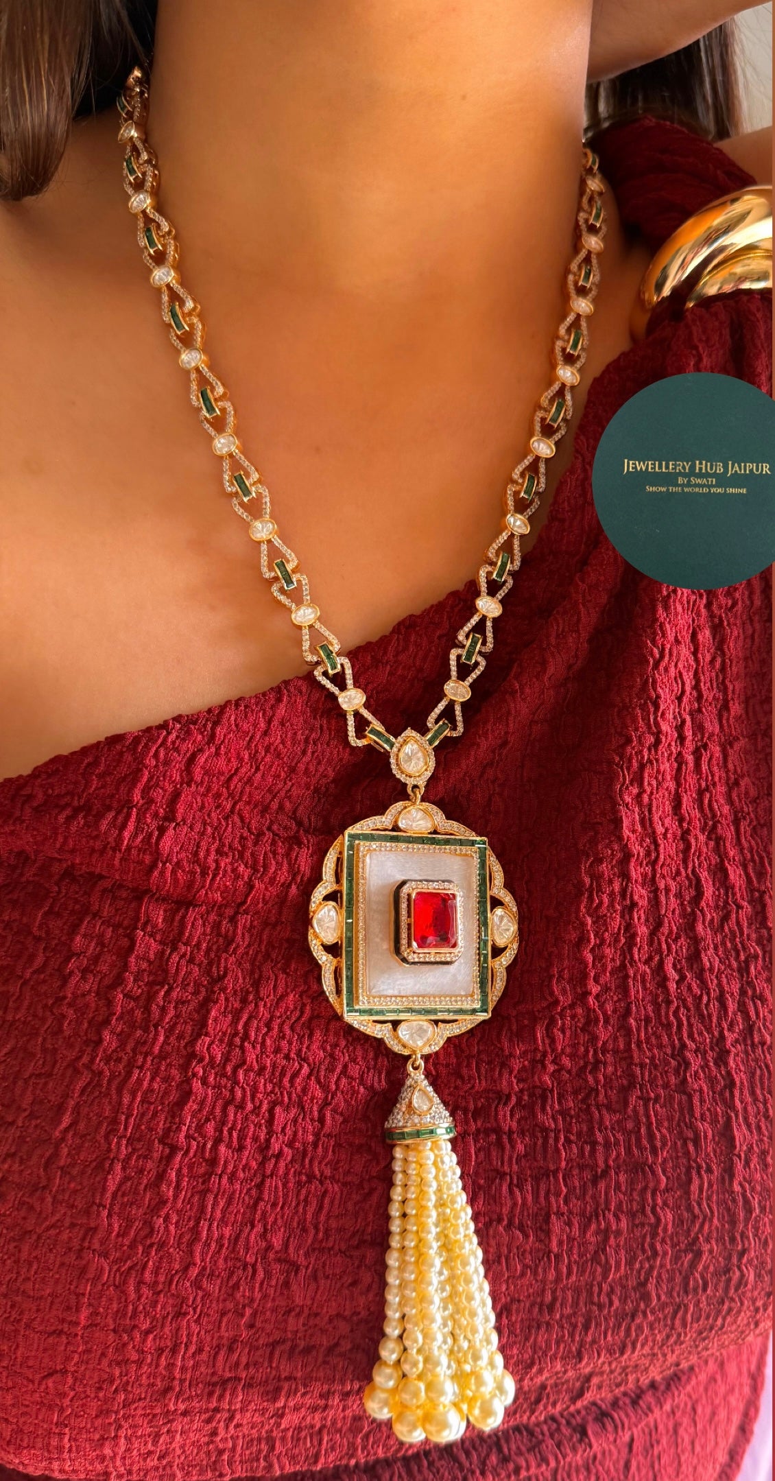 Sabhysachi inspired designer necklace