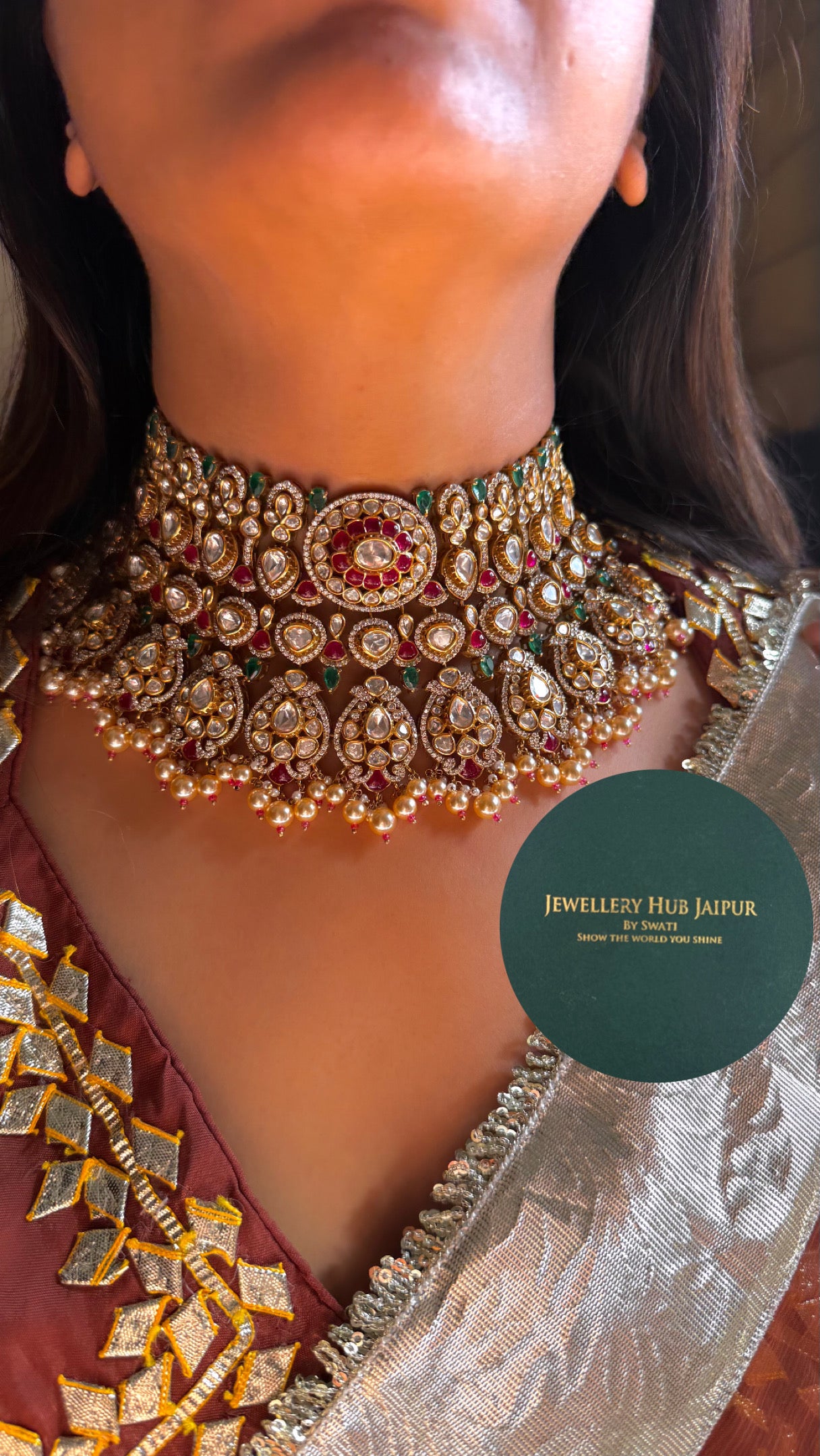 Ruby & Emerald Heritage choker