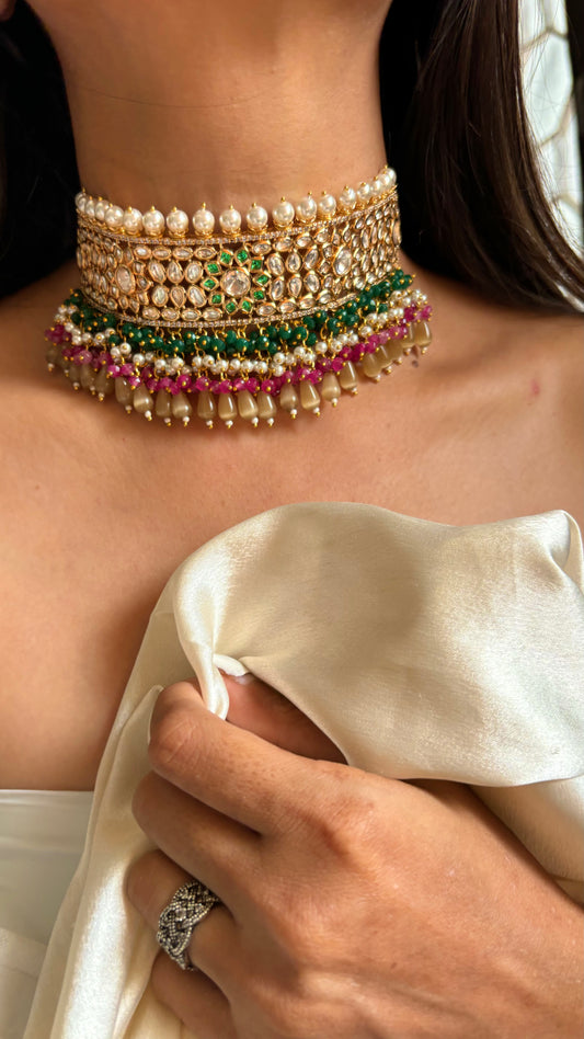 Paachi rajwadi kudan choker