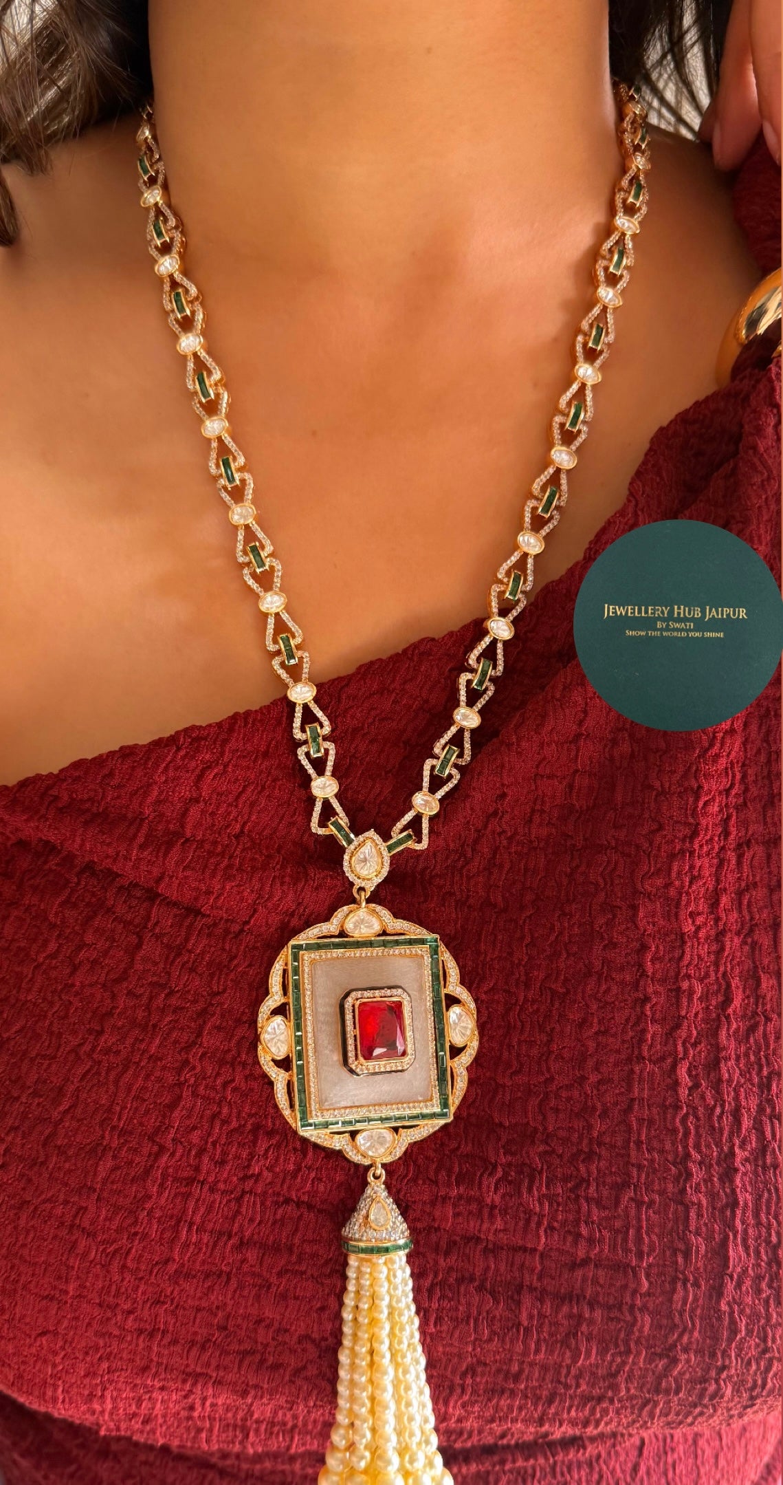 Sabhysachi inspired designer necklace