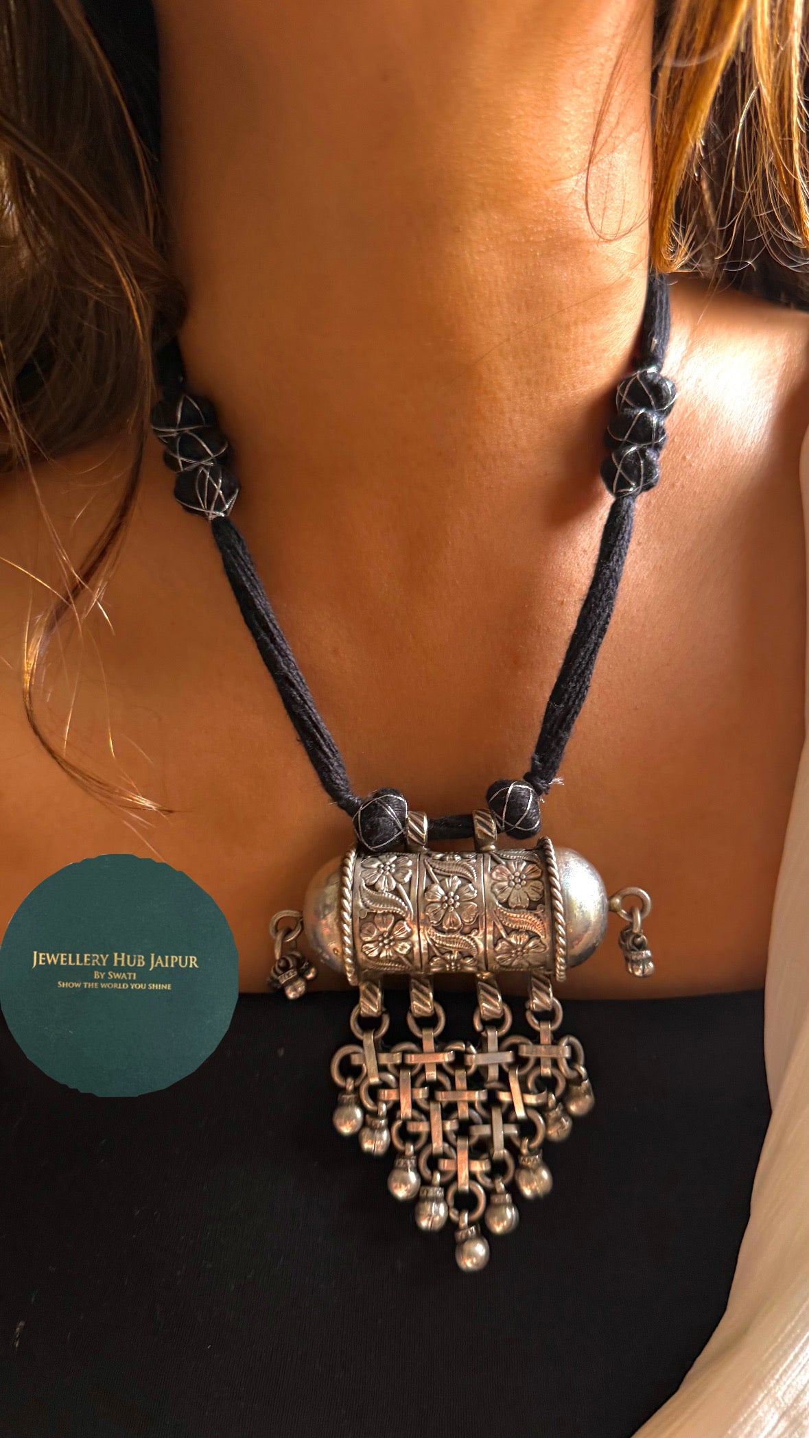 Kutch gundi Tribal Pendant Necklace