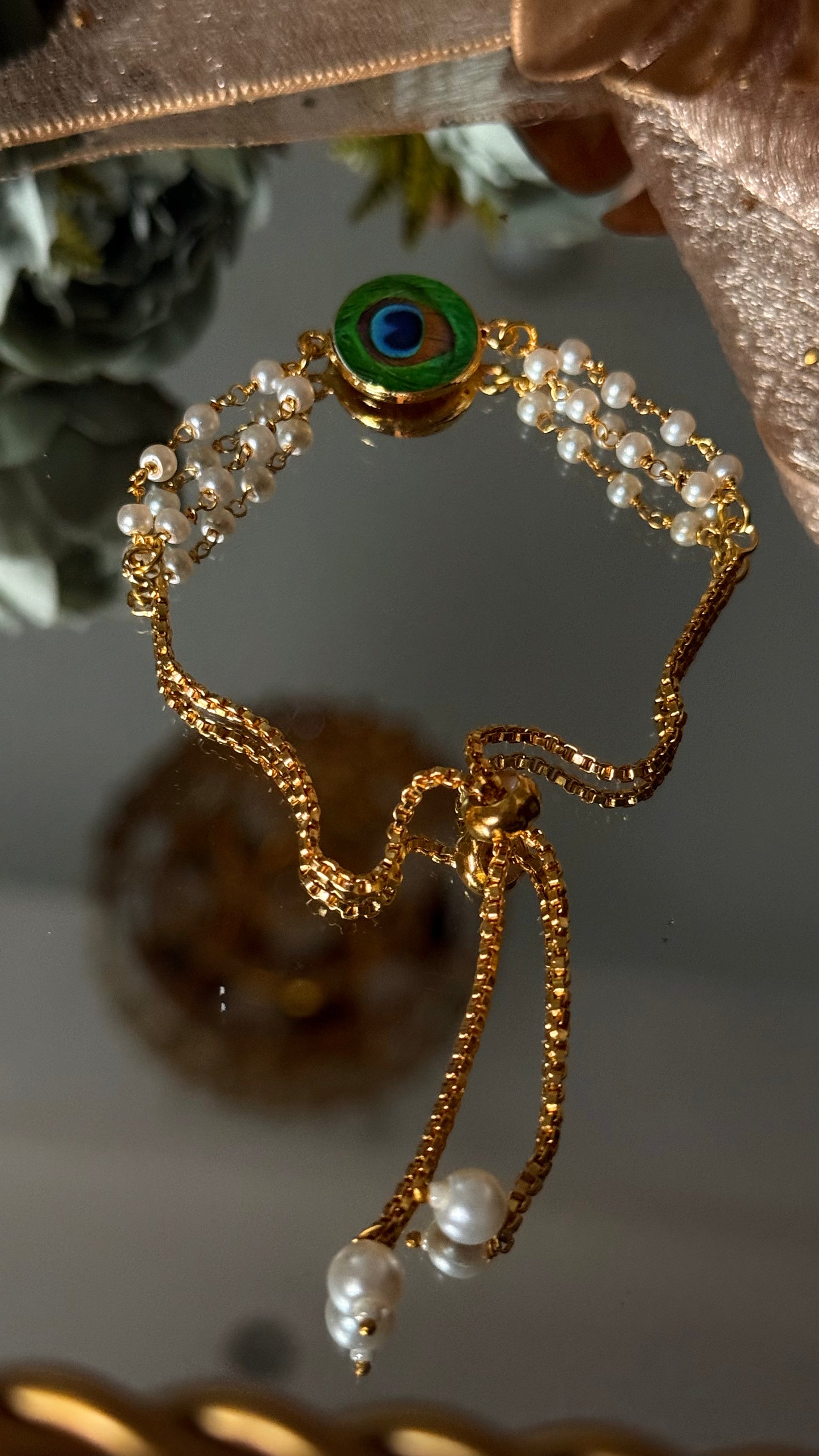 Morpankhi pearl rakhi