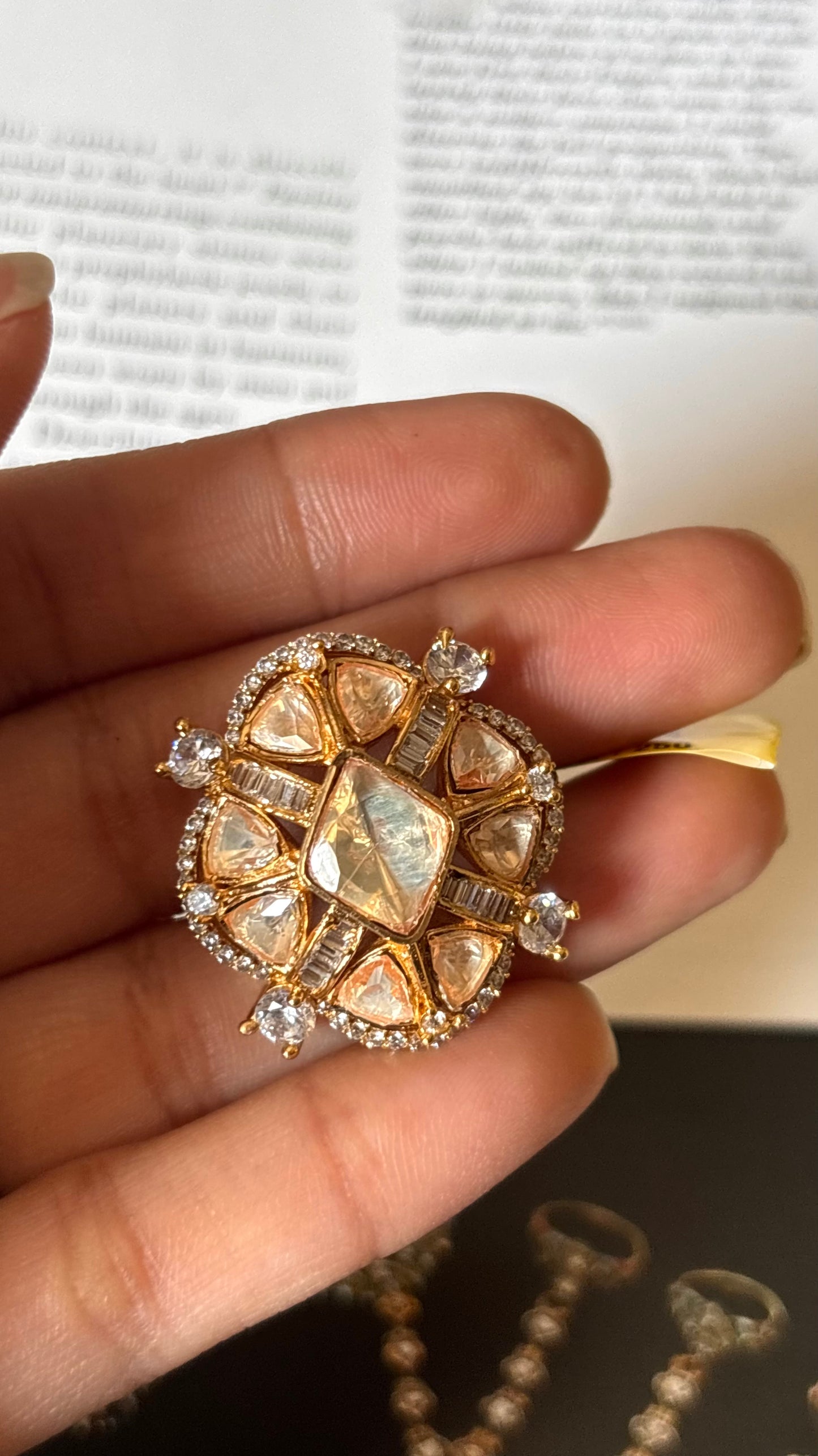 Real moissanite Ring