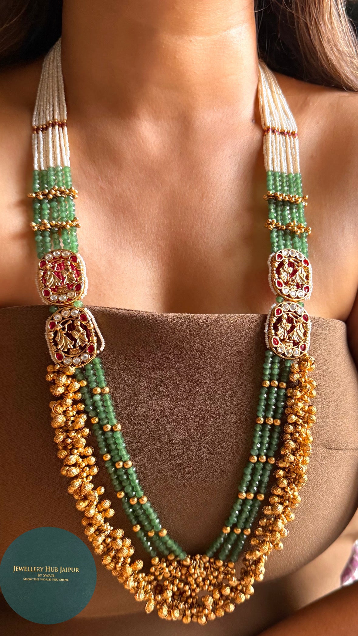Mint rajwada maharani ling set