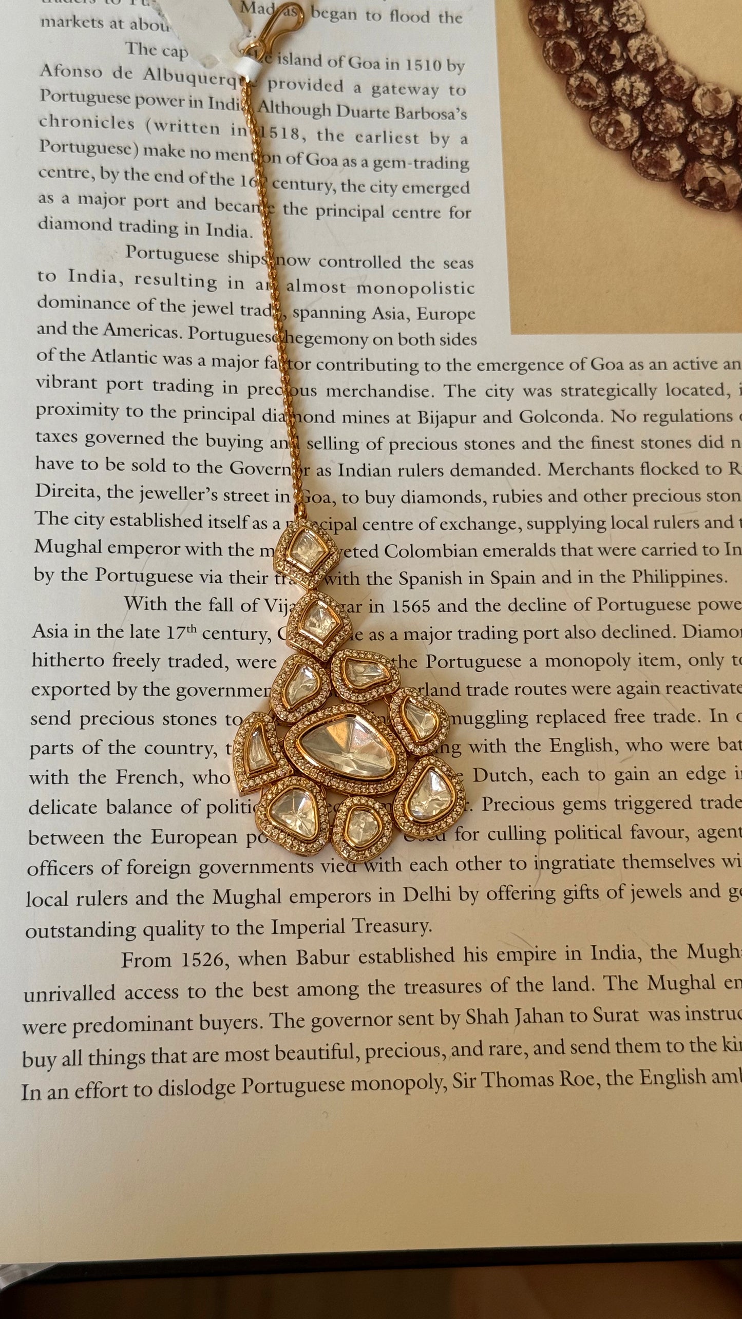 Uncut chandi polki maangtika