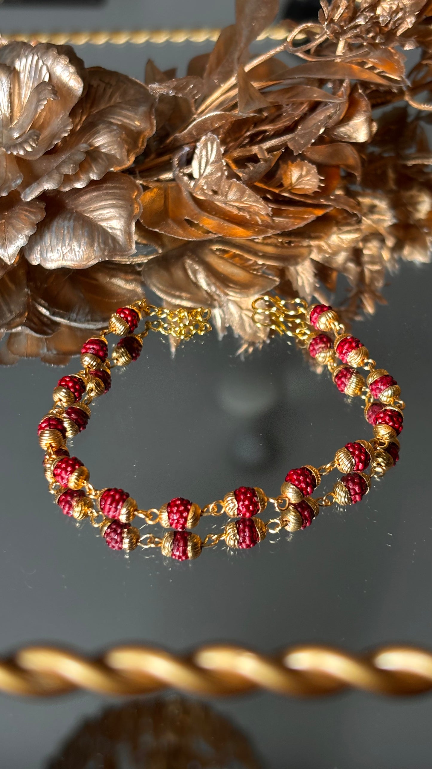 Rudraksh rakhi bracelet (shipping will be extra )
