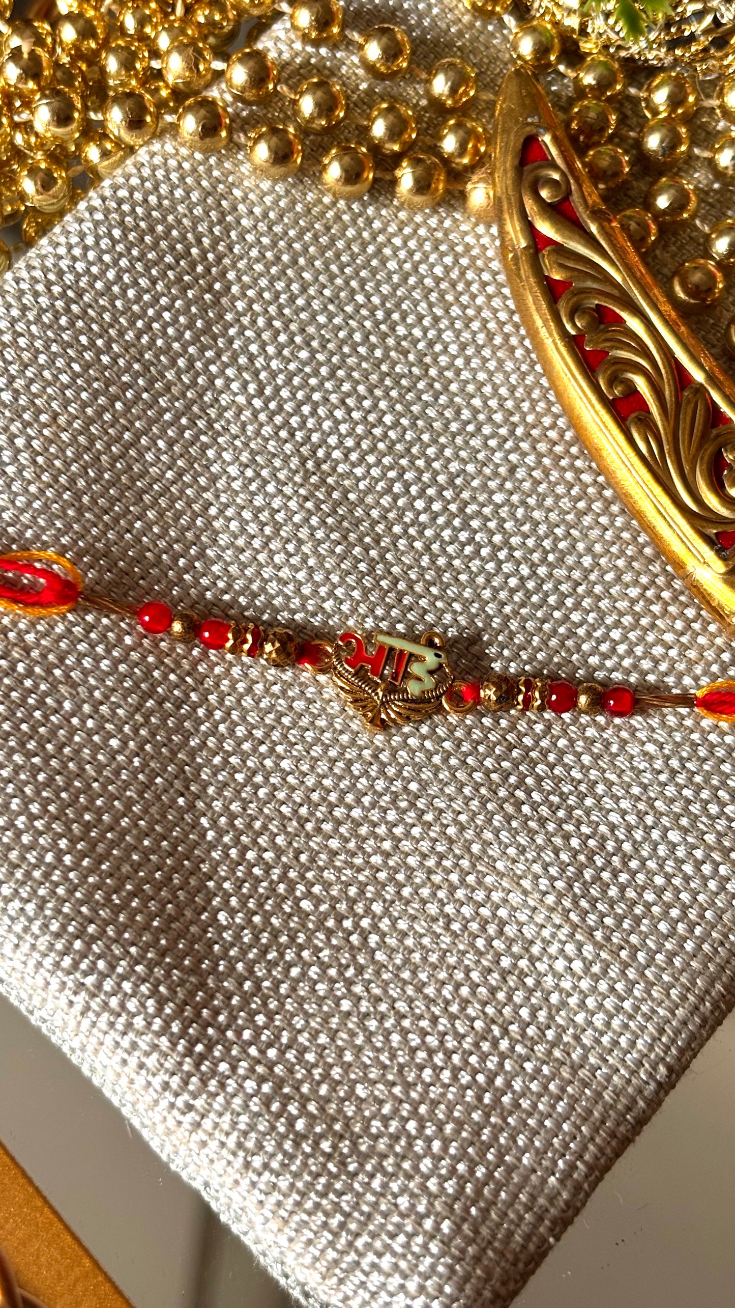 Dhaga with bhai motif ( shipping will be extra )