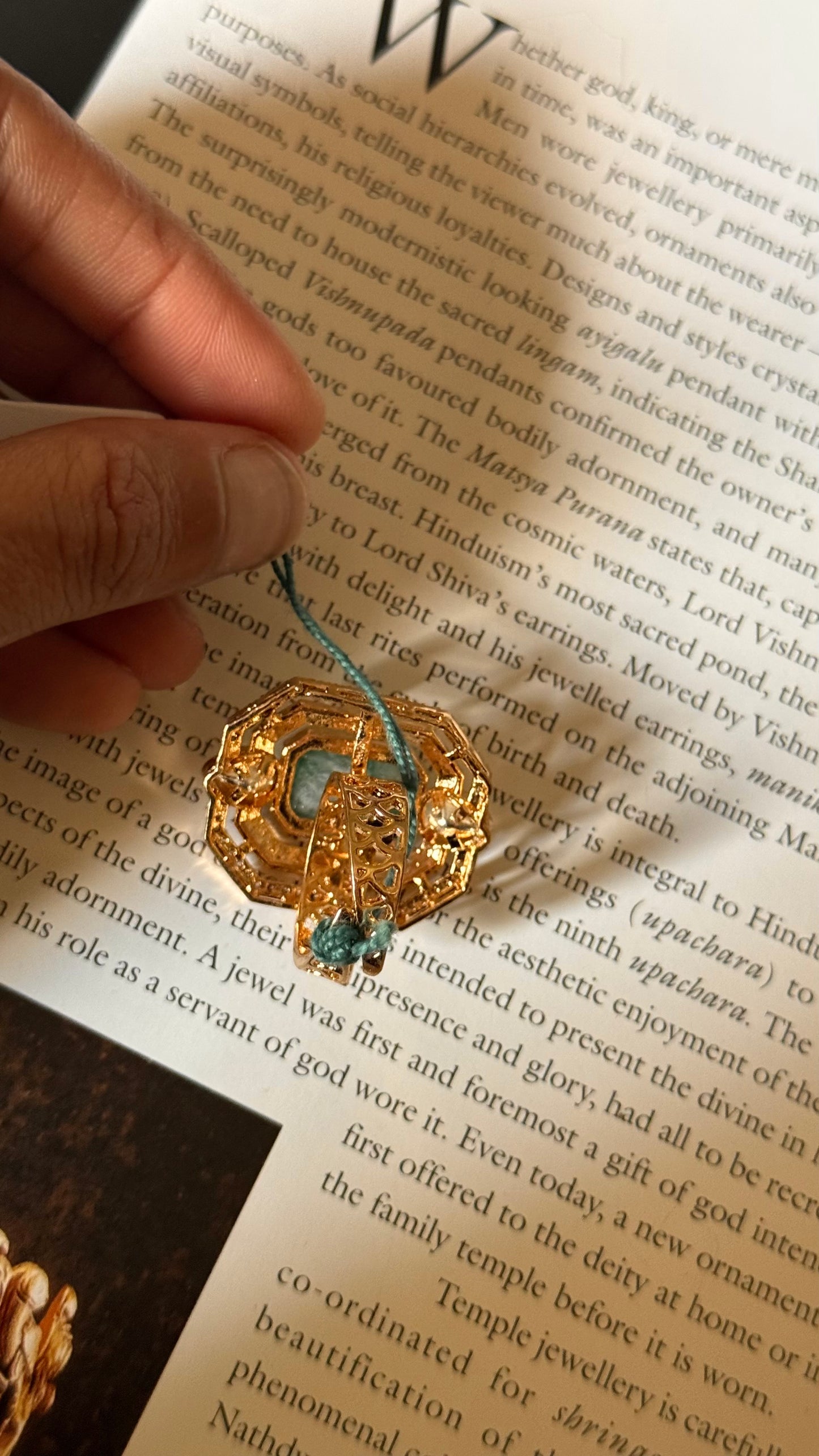 Emerald doublet & sapphire meenakari adjustable ring