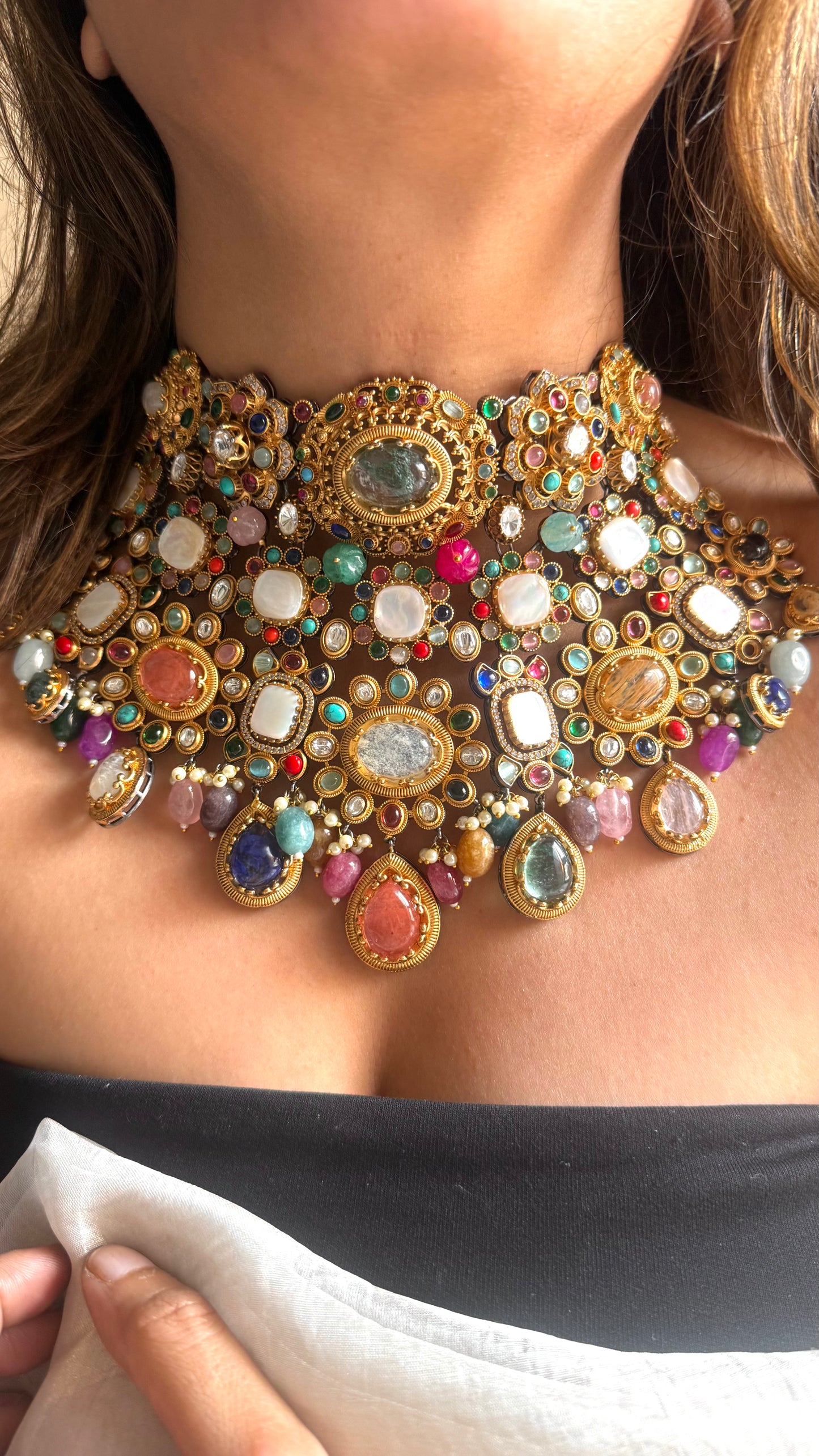 Sabya inspired Vintage Victorian Designer Necklace