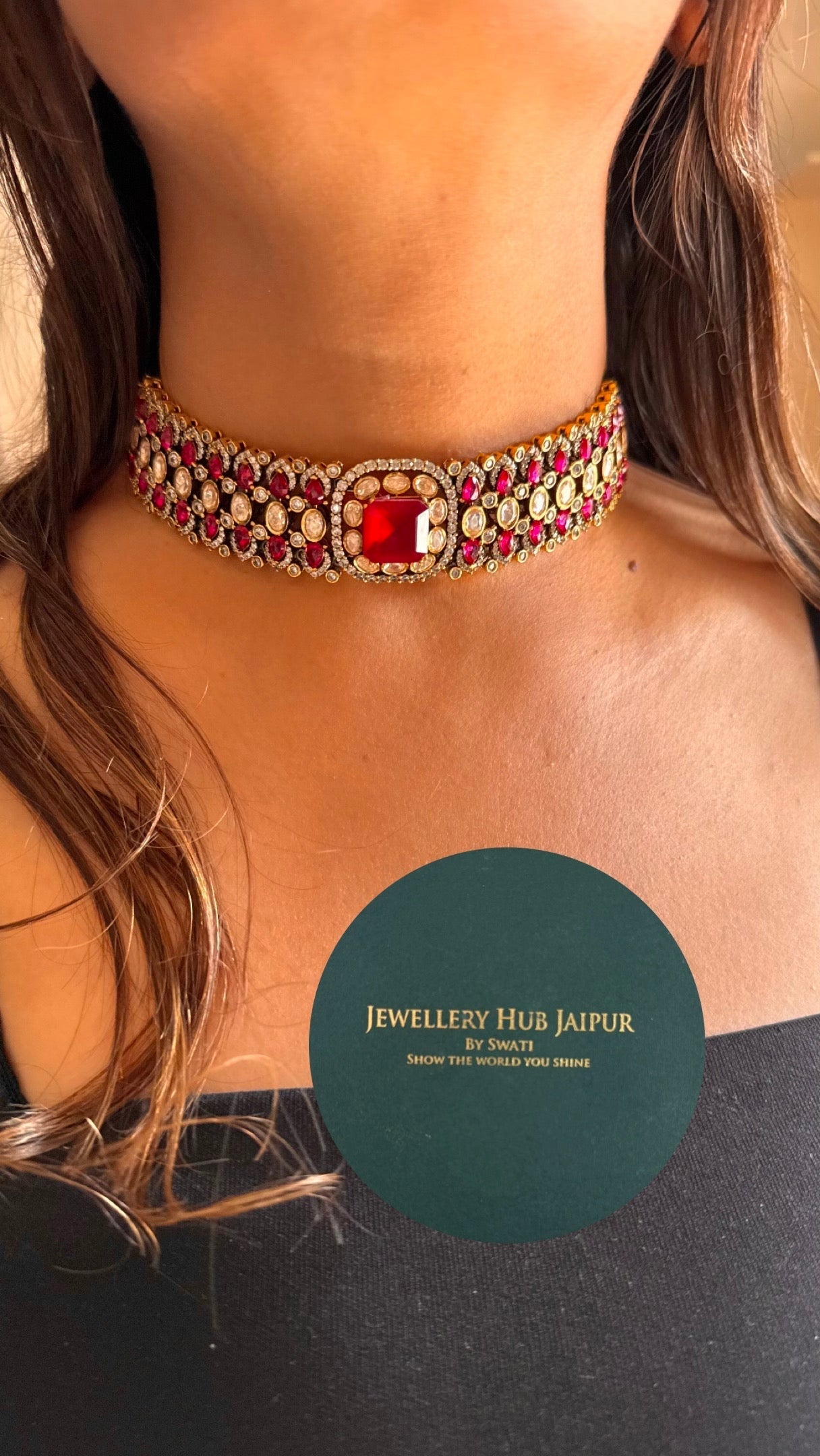 Ruby doublets peeli polki combo