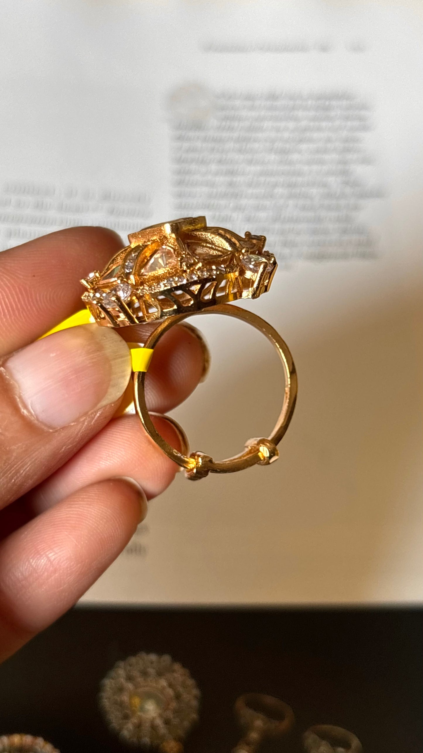 Real moissanite Ring