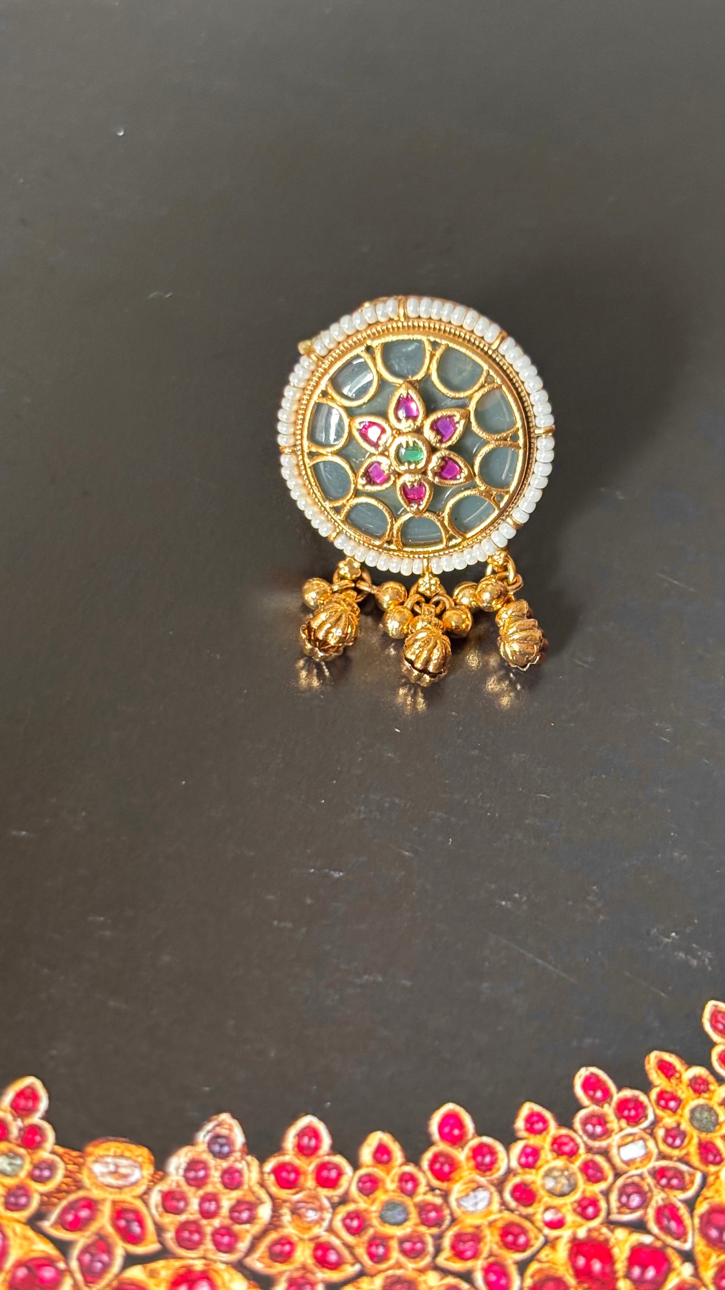 Rajwada chandrika ring