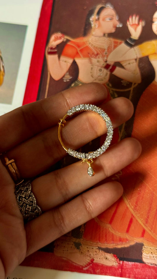 Cz diamond nath