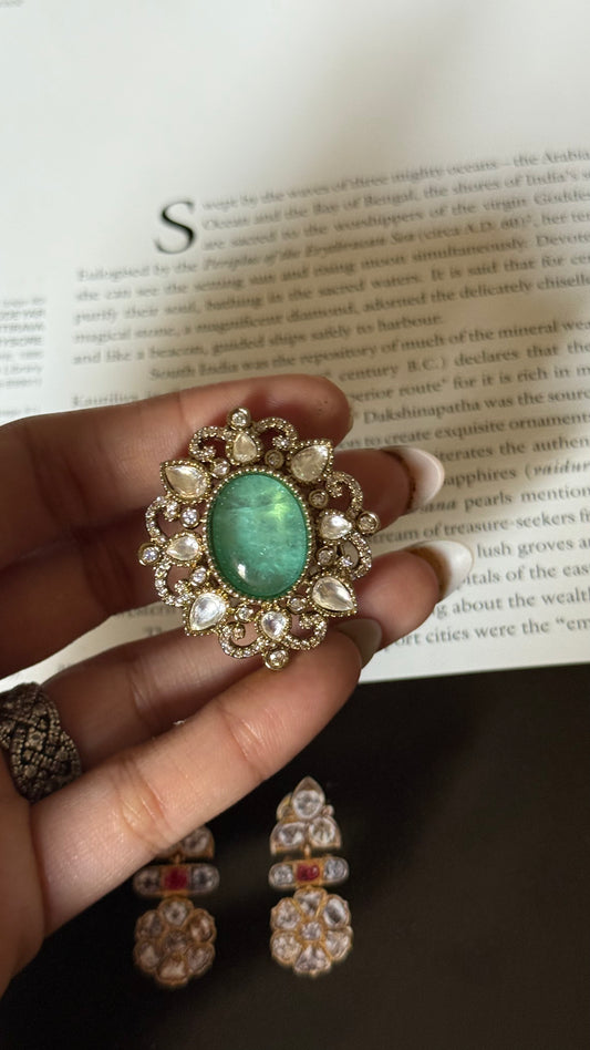 Mint doublet adjustable ring