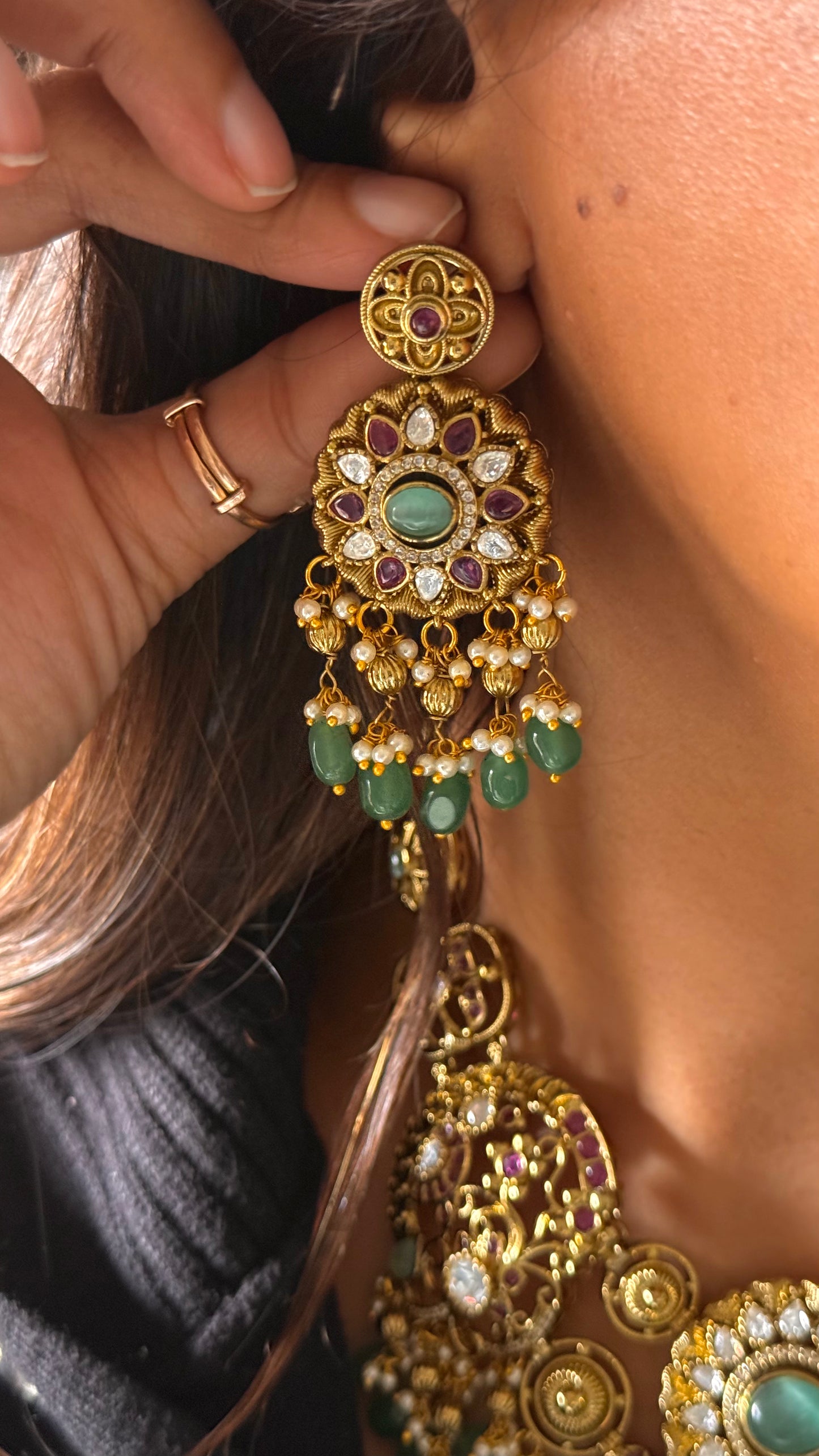 Mint inlay rajwada set