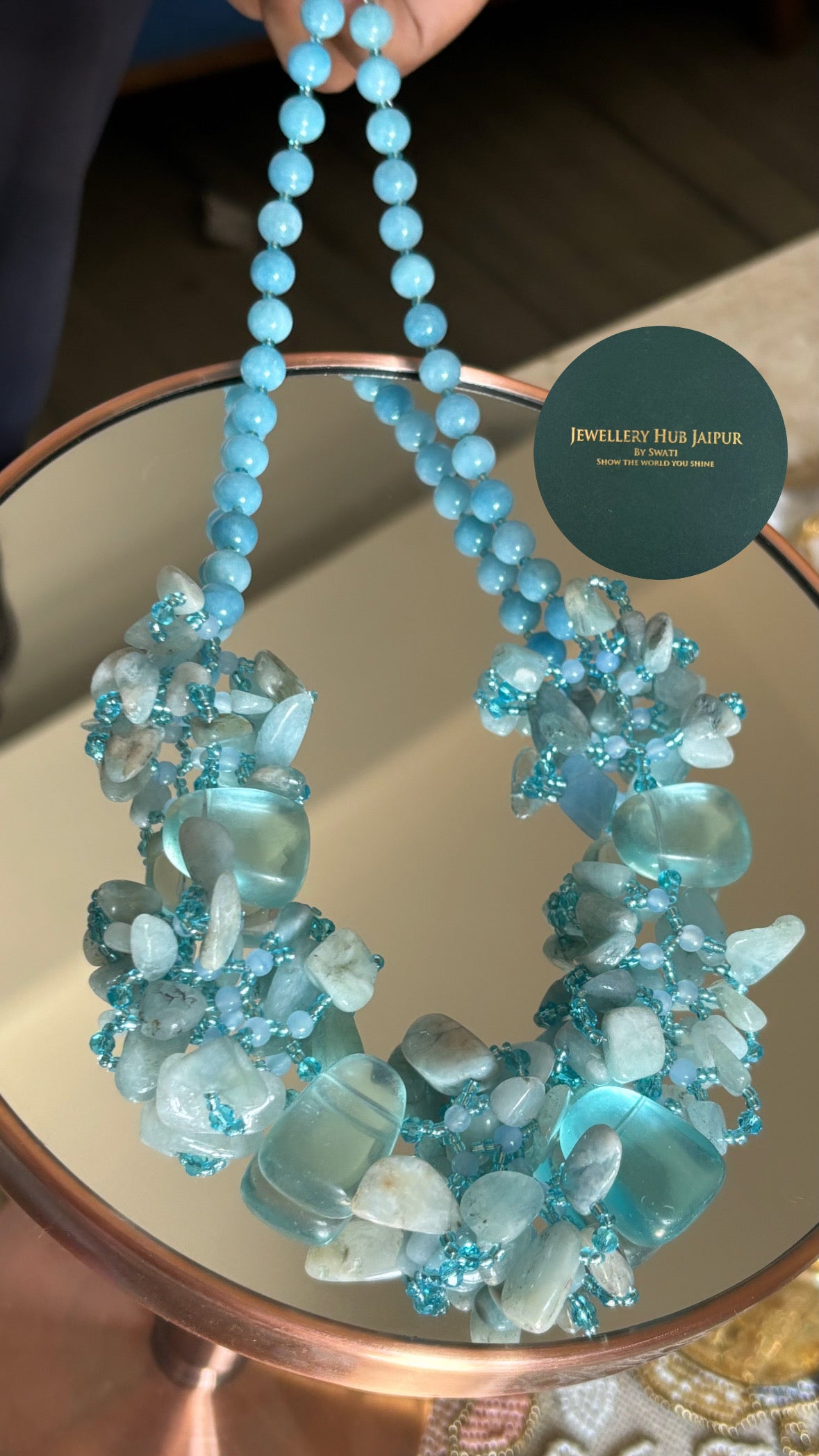Firoza cocktail necklace