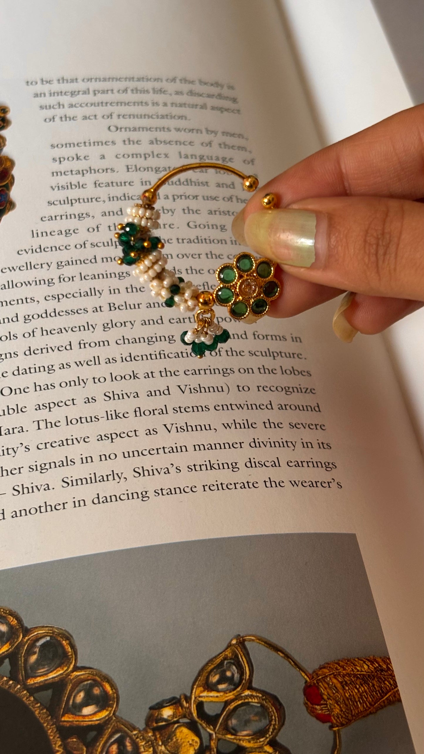 Emerald floral nakashee Nath