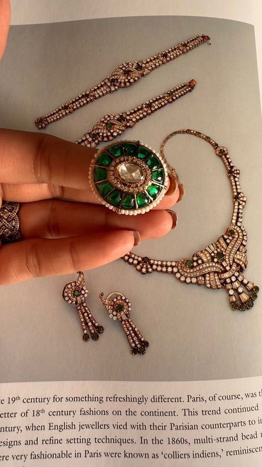 Emerald kat dana adjustable ring