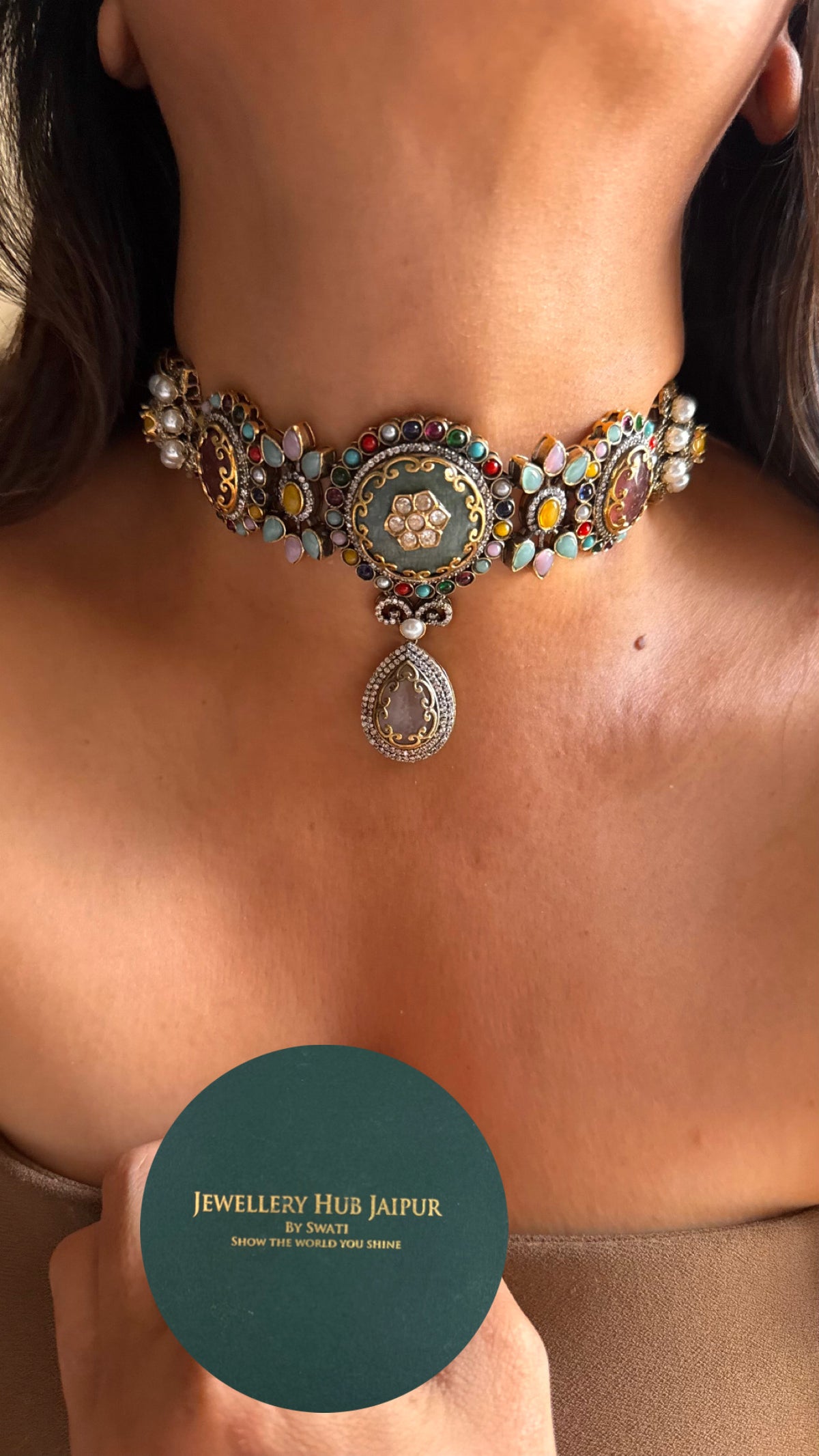 Sabhyasachi inspired statement choker