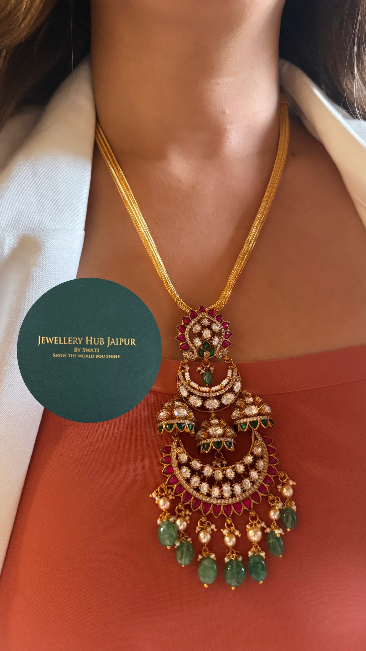 Paachi heritage designer necklace