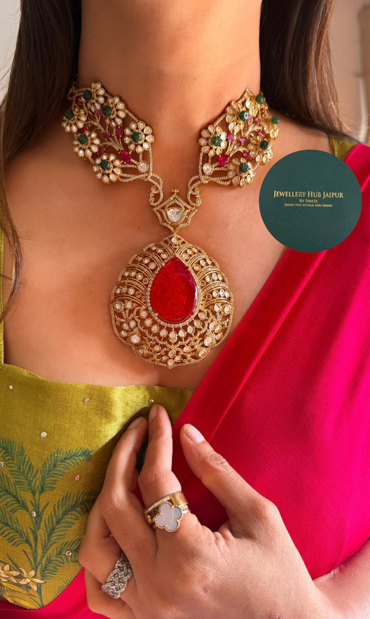 AP ruby carnival necklace