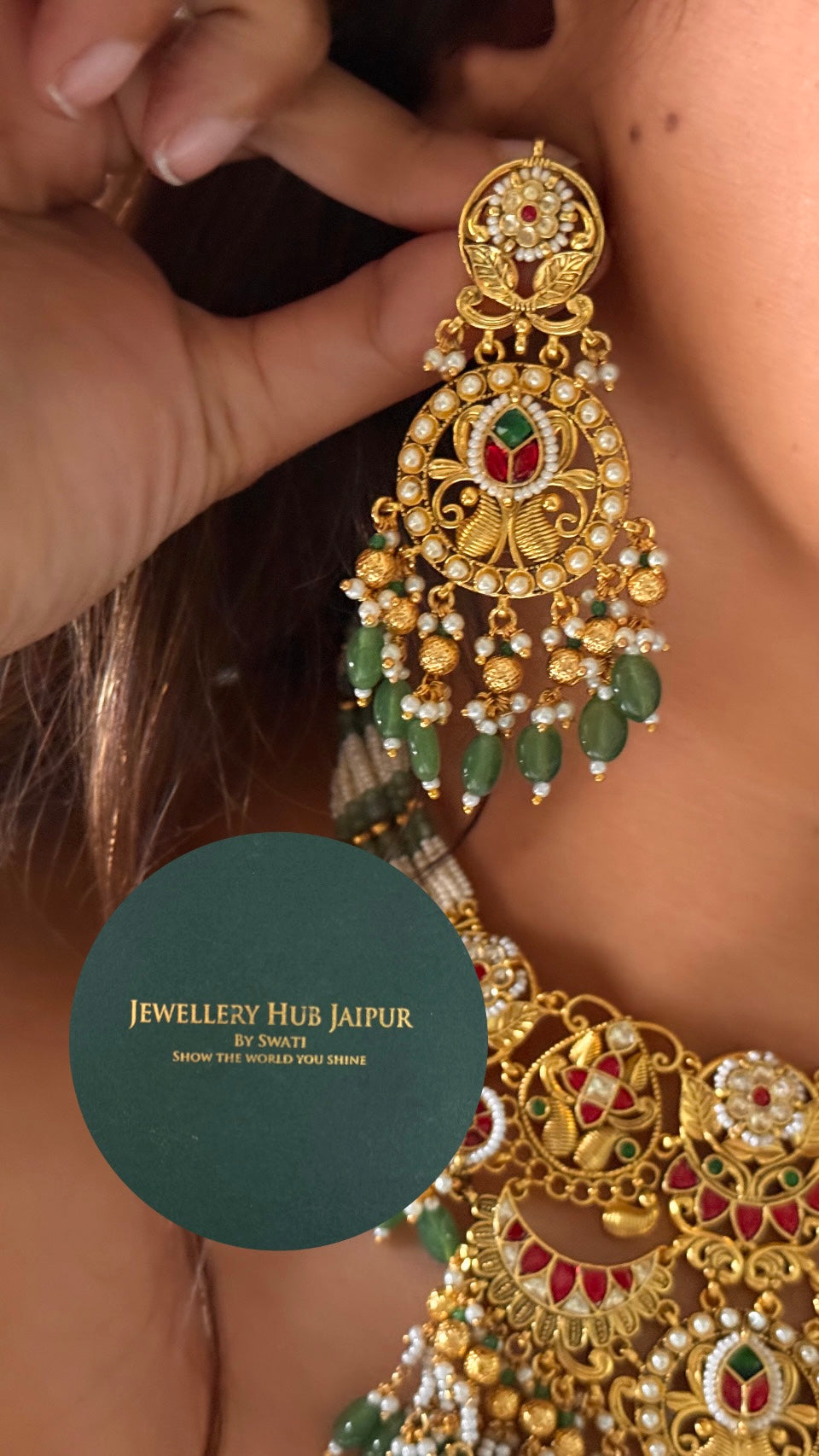 Heritage handmade rajwada necklace