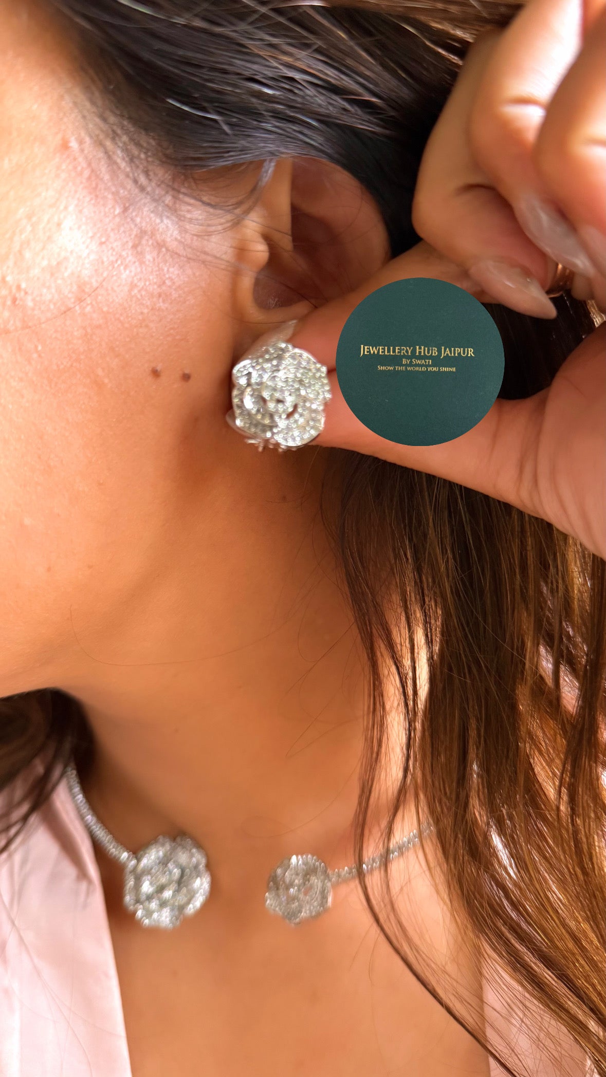 Rose inspired diamond minimal set