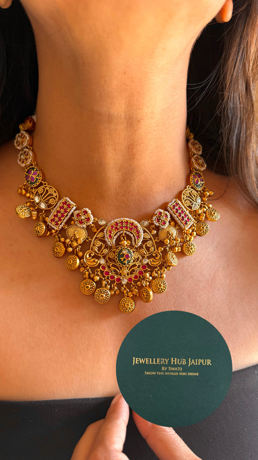 Royal rajawada collar set