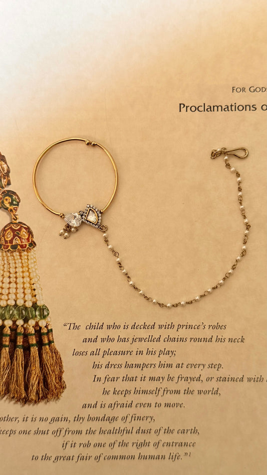 Moissanite polki nath