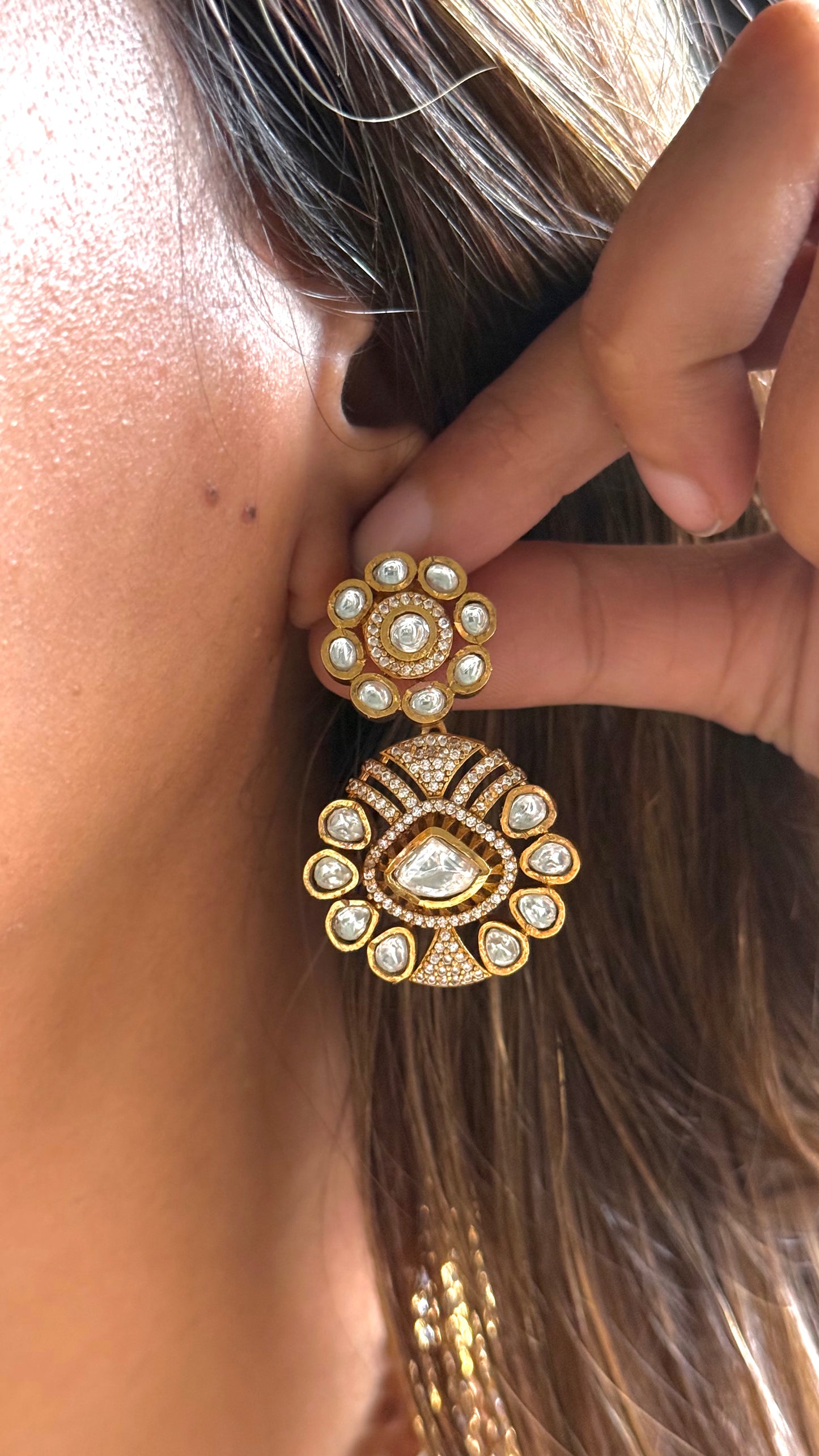Royal polki heritage necklace