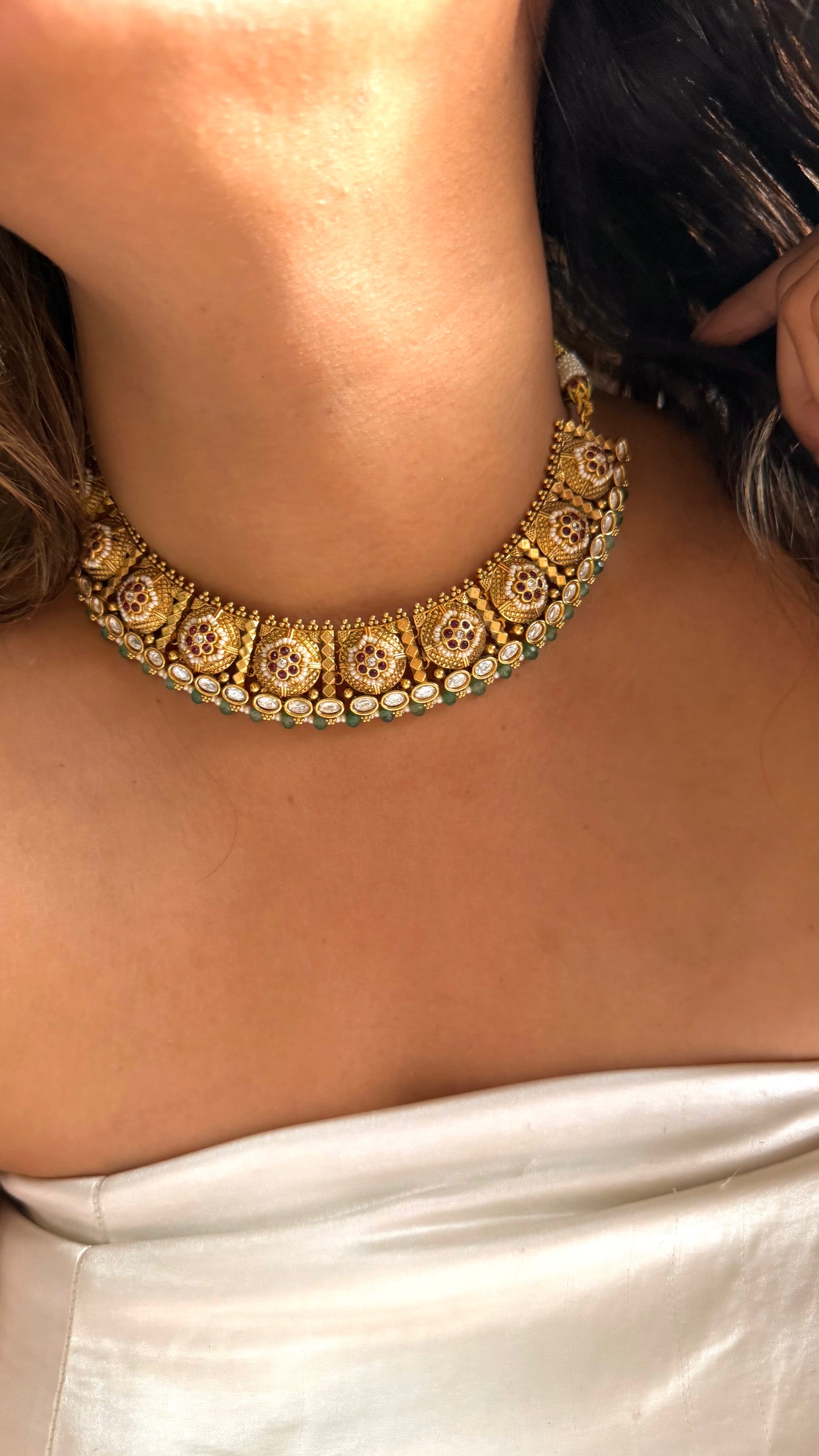 Rajwada floral Necklace