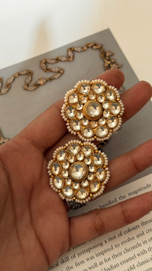 Paachi Heritage kundan studs