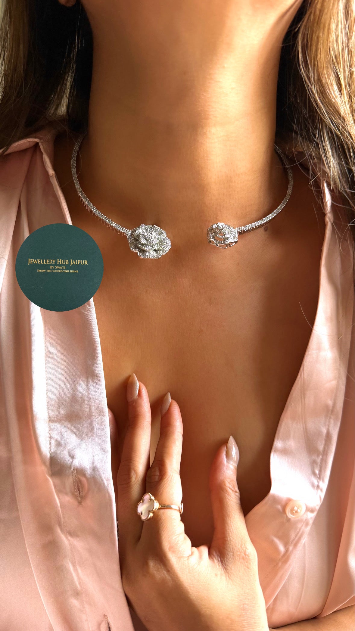 Rose inspired diamond minimal set