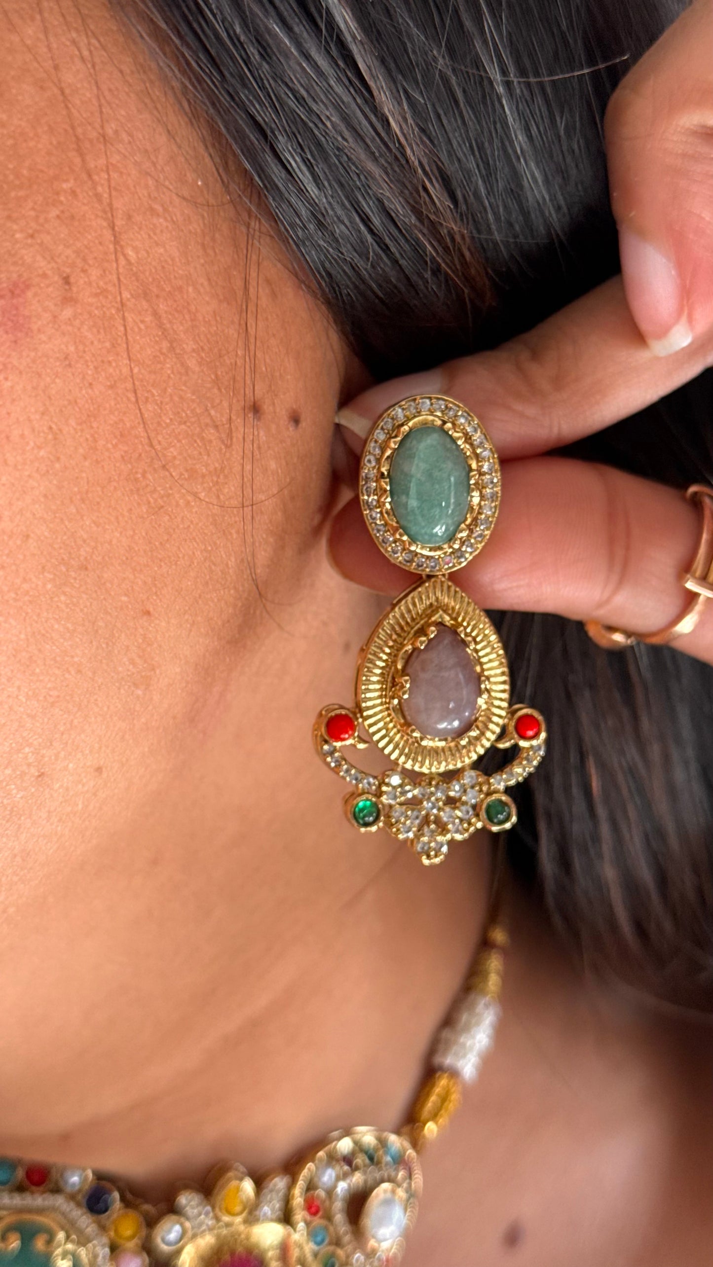 Sabyasachi inspired minimal choker set 2