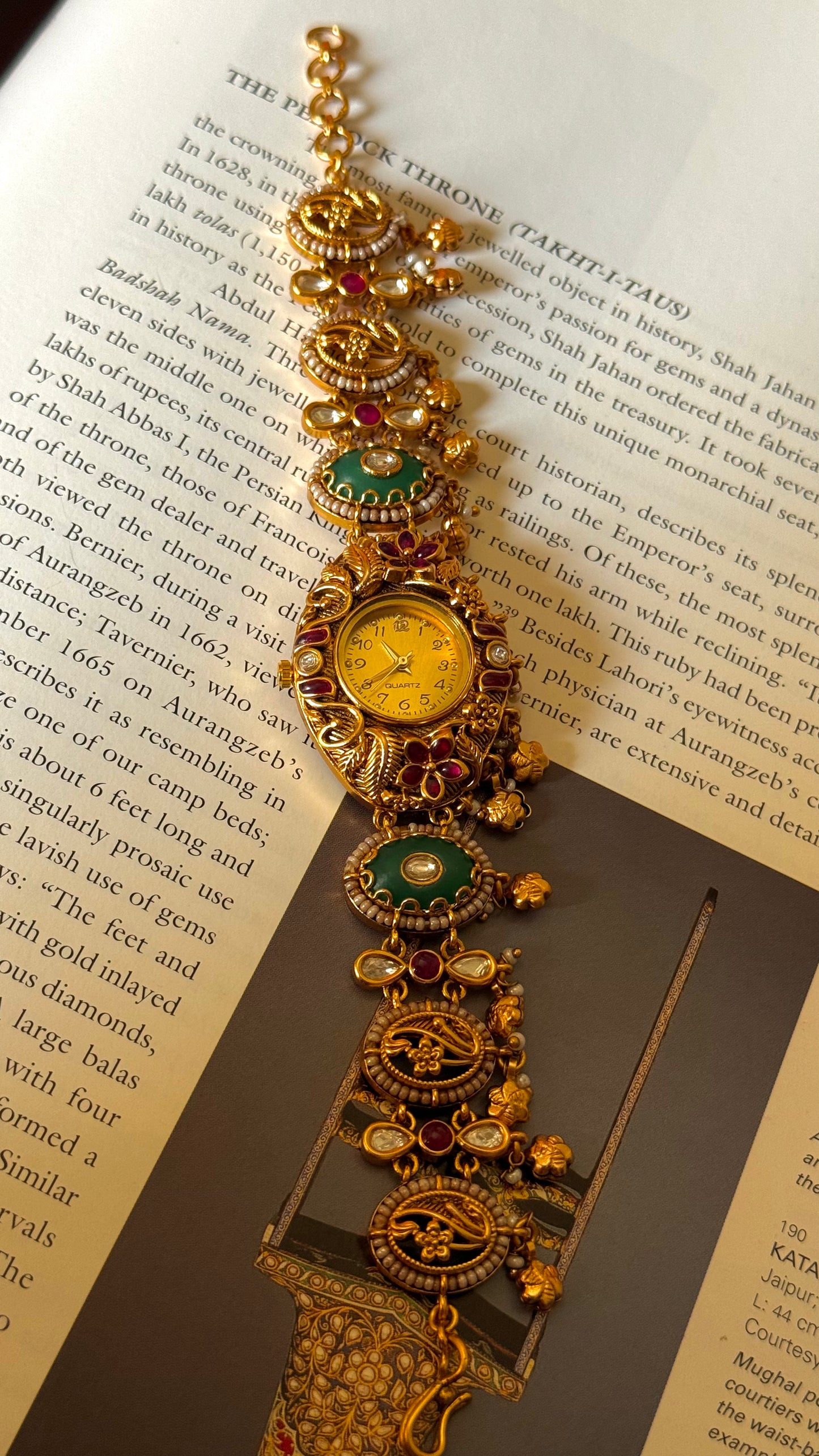 Rani sa designer emerald rajwada watch