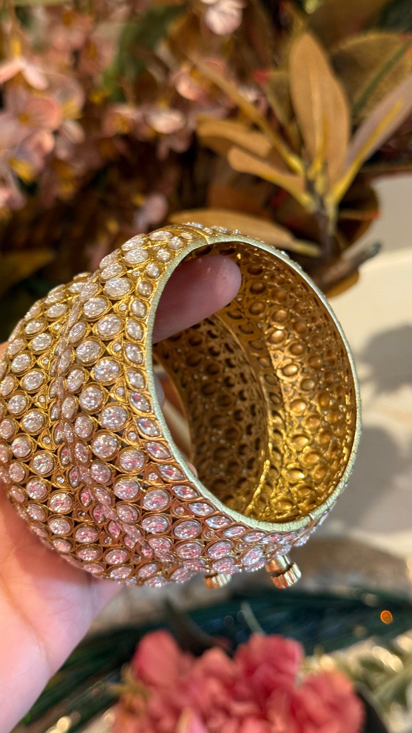 Polki knit Heritage Bangles