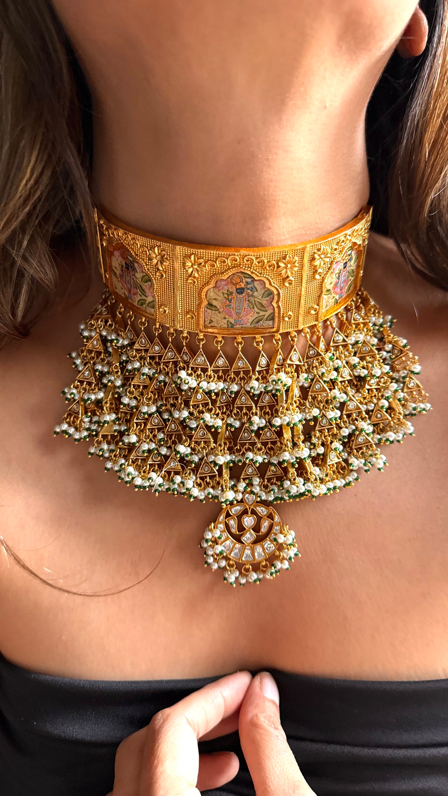 Lord Jagannath Heritage Choker