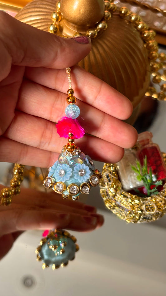 Floral lumba rakhi for bhabhi ( shipping will be extra )