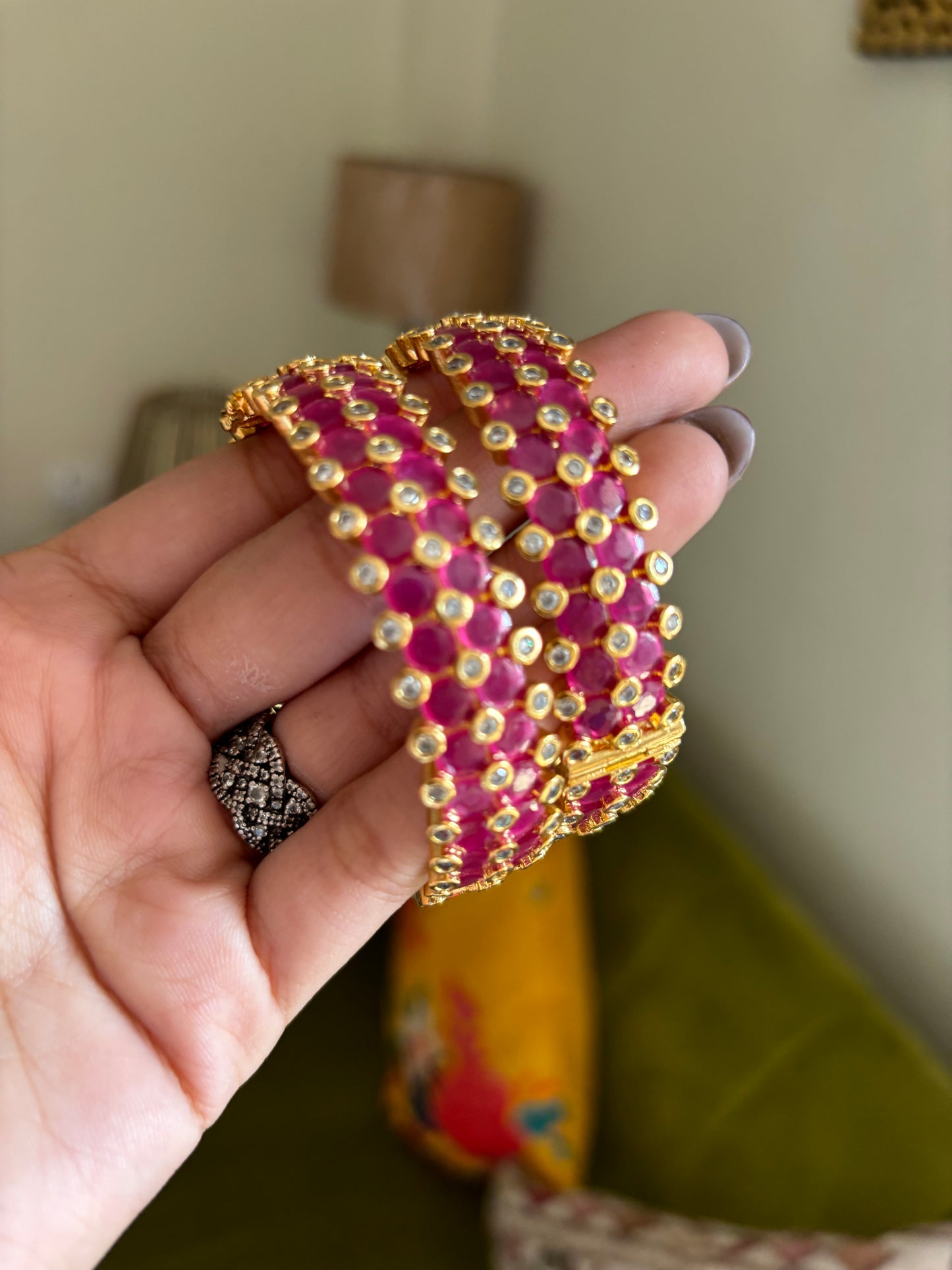 Ruby openable bangles