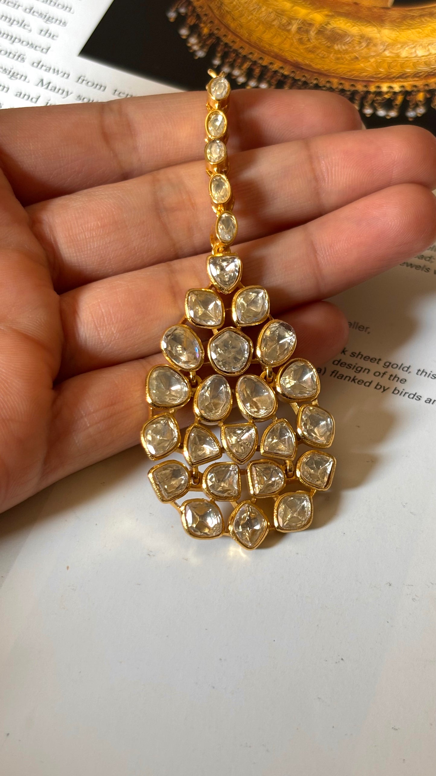 Real moissanite Mangtika