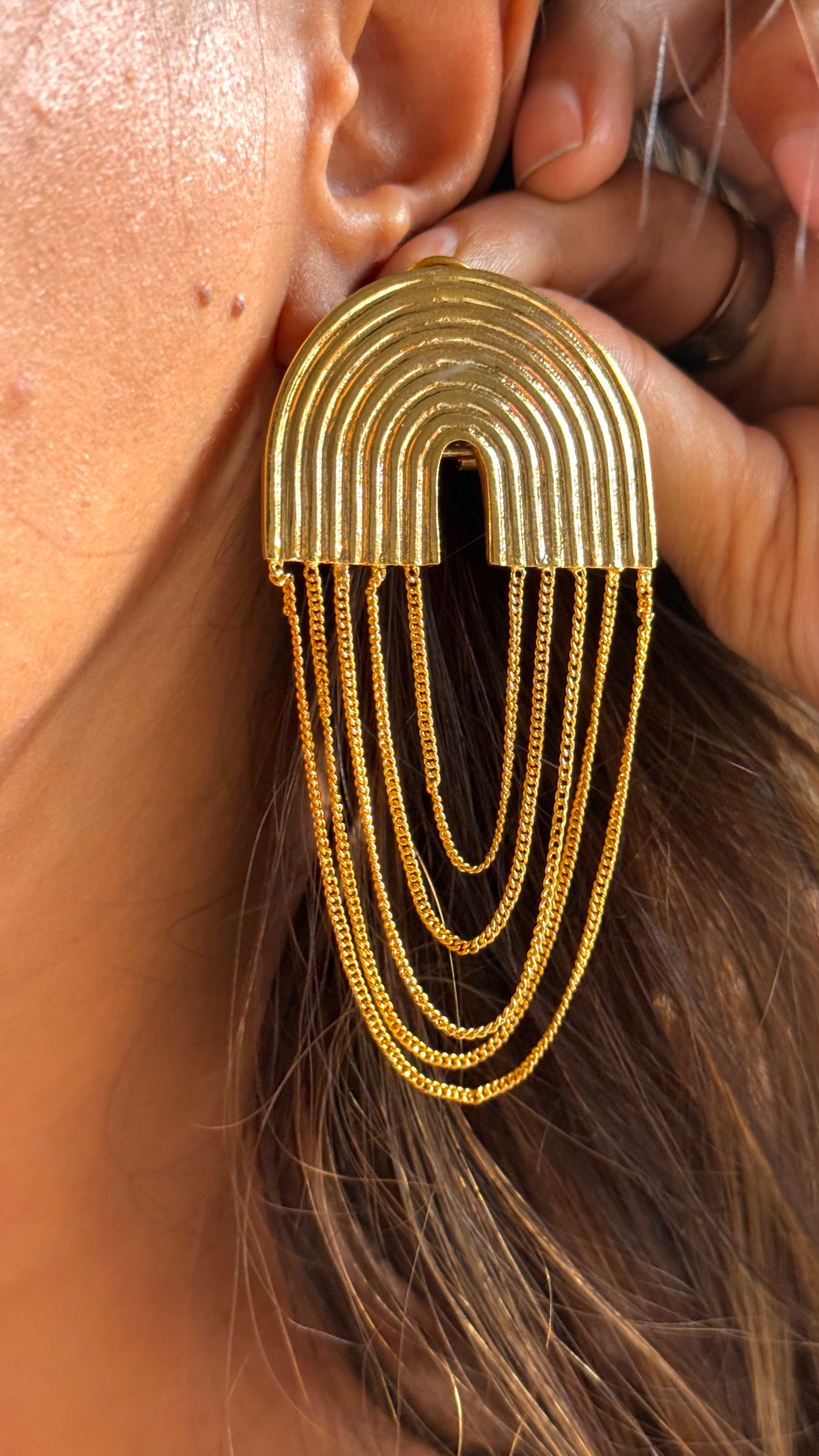 24kt Dubai Gold inspired curtain danglers
