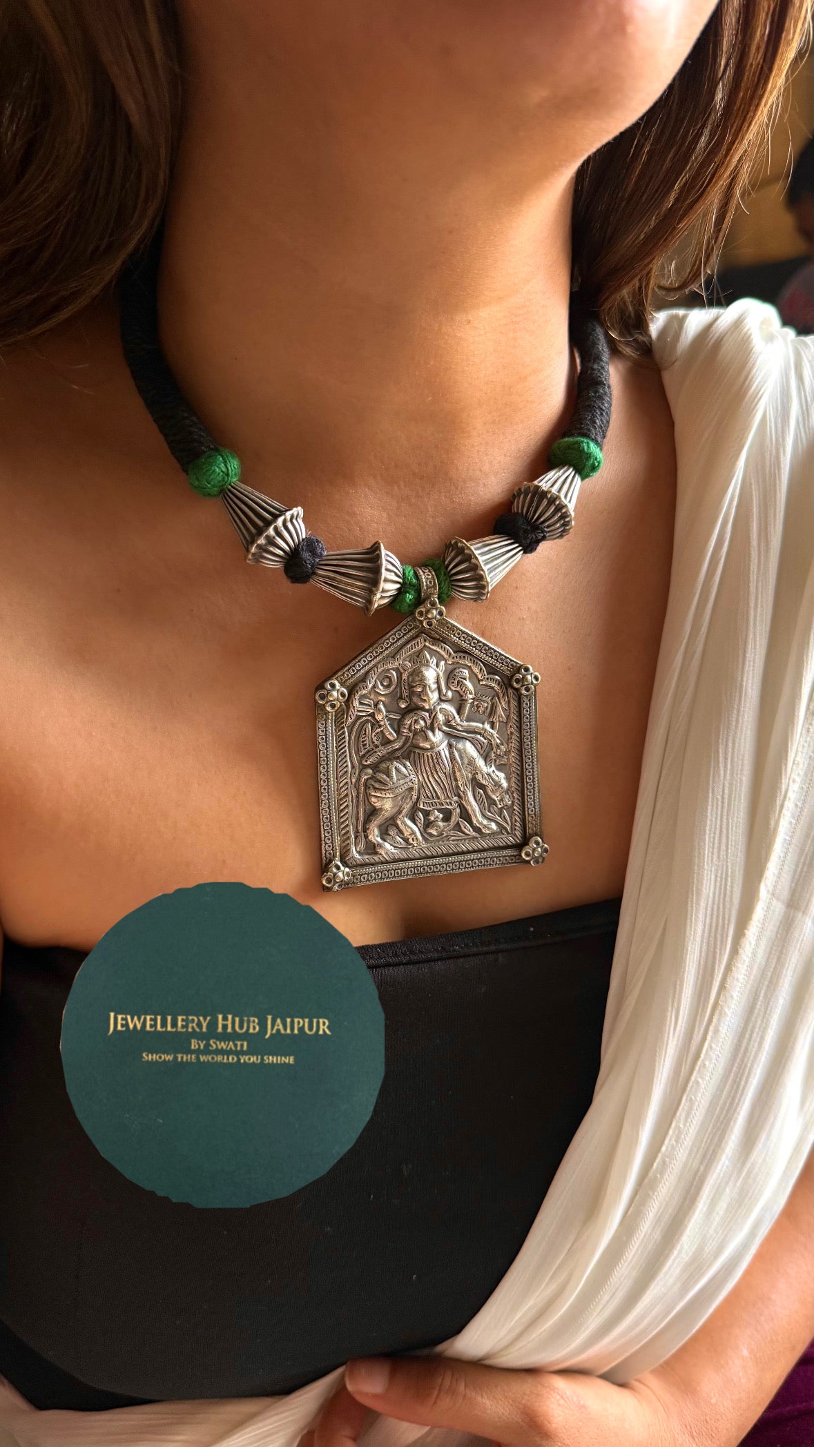 Goddess Durga Inspired Santhal Tribal Necklace