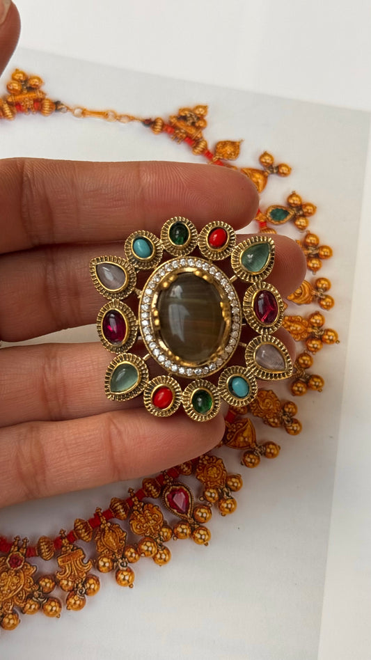 sabyasachi inspired cocktail ring