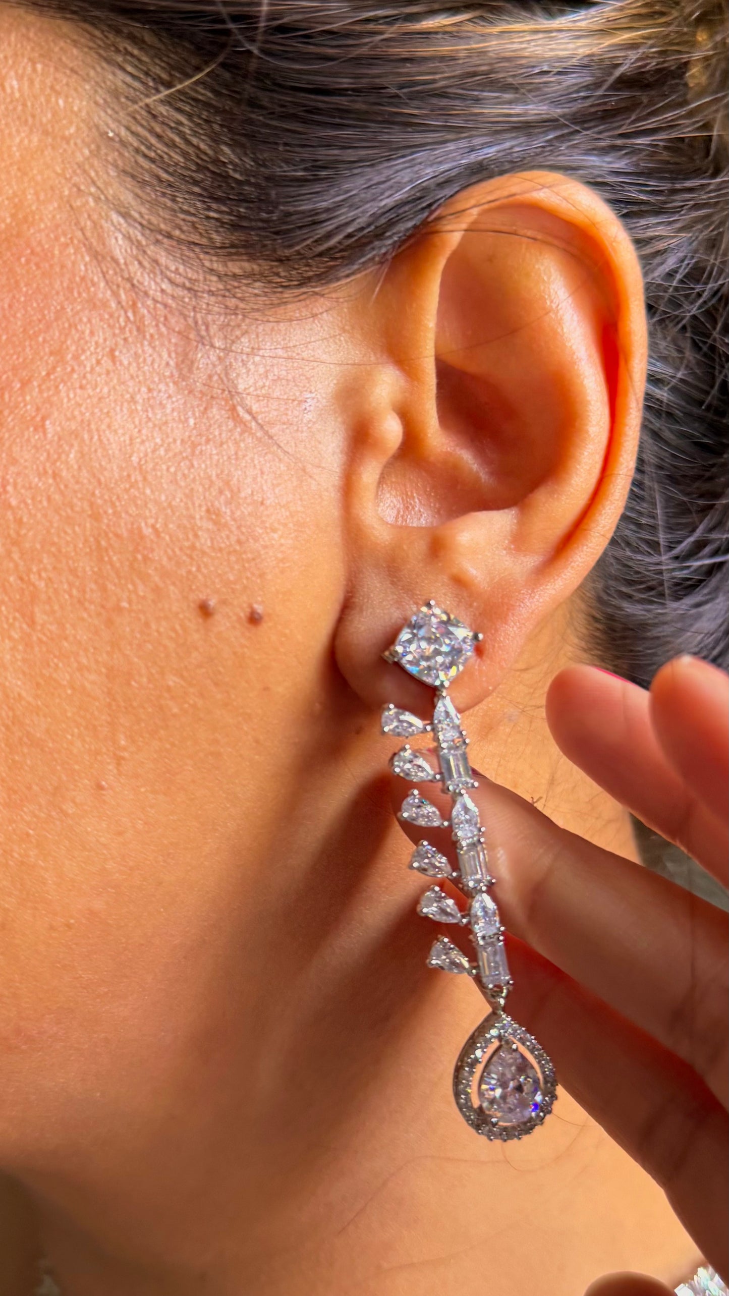 Grand soirée cz diamond radiance necklace